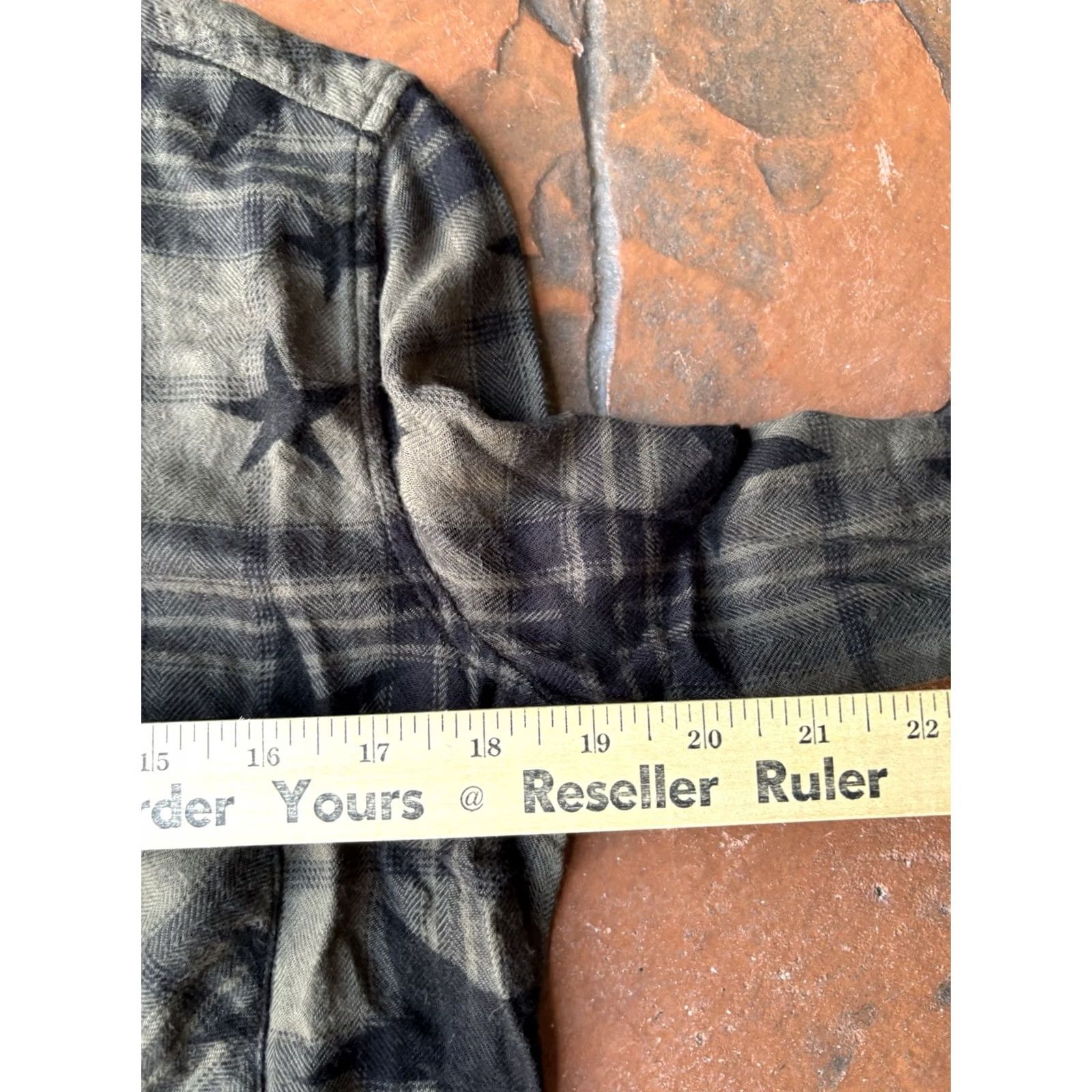 Rails Rails Hunter Button Long Sleeve Plaid Jet Stars Shirt XS Green Shirt Women Casual Button-Up Plaid Stars Pockets Size XS / US 0-2 / IT 36-38 - 6 Thumbnail