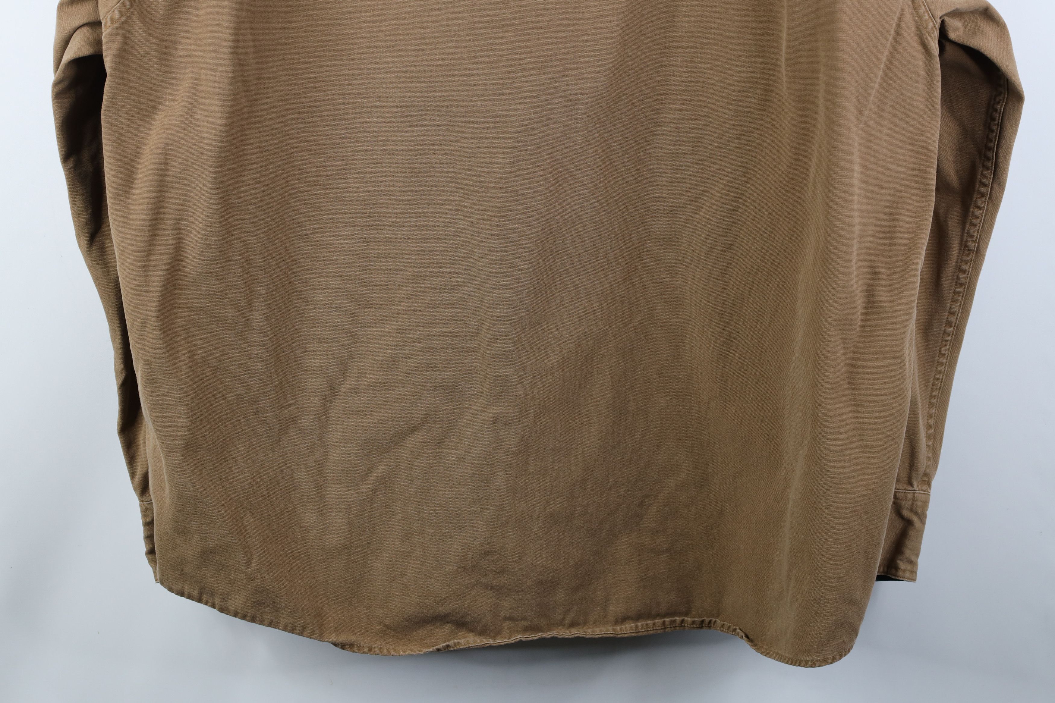 Cabelas Vintage 90s Cabelas Canvas Collared Button Shirt Brown Size US XL / EU 56 / 4 - 14 Thumbnail