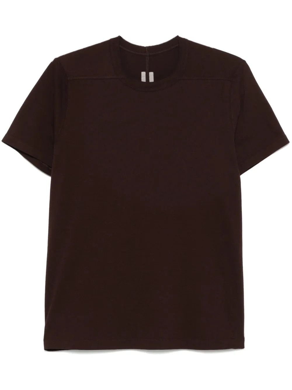Rick Owens o1y0325 Crewneck T-Shirt in Dark Brown Size US S / EU 44-46 / 1 - 1 Thumbnail