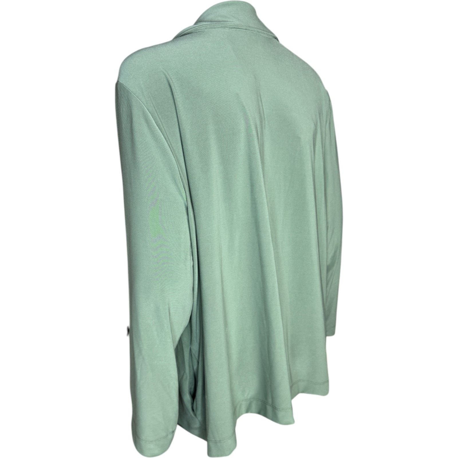 Other Susan Graver LK Notch Collar Jacket Tarragon X-Large Petite Size XL / US 12-14 / IT 48-50 - 7 Thumbnail
