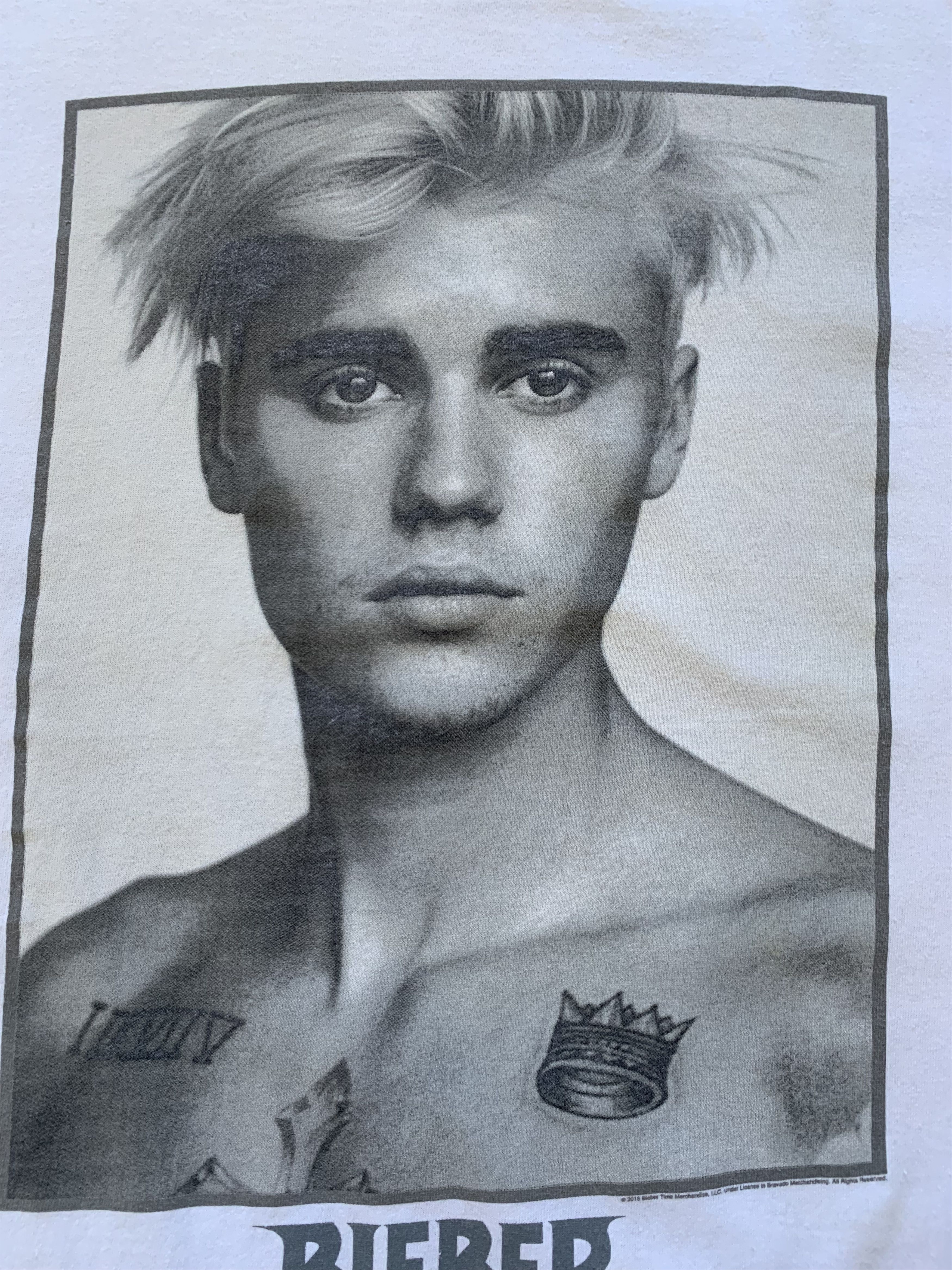 Bravado Justin Bieber Sorry Graphic Concert Tour T Shirt 2018 Size US XL / EU 56 / 4 - 5 Thumbnail