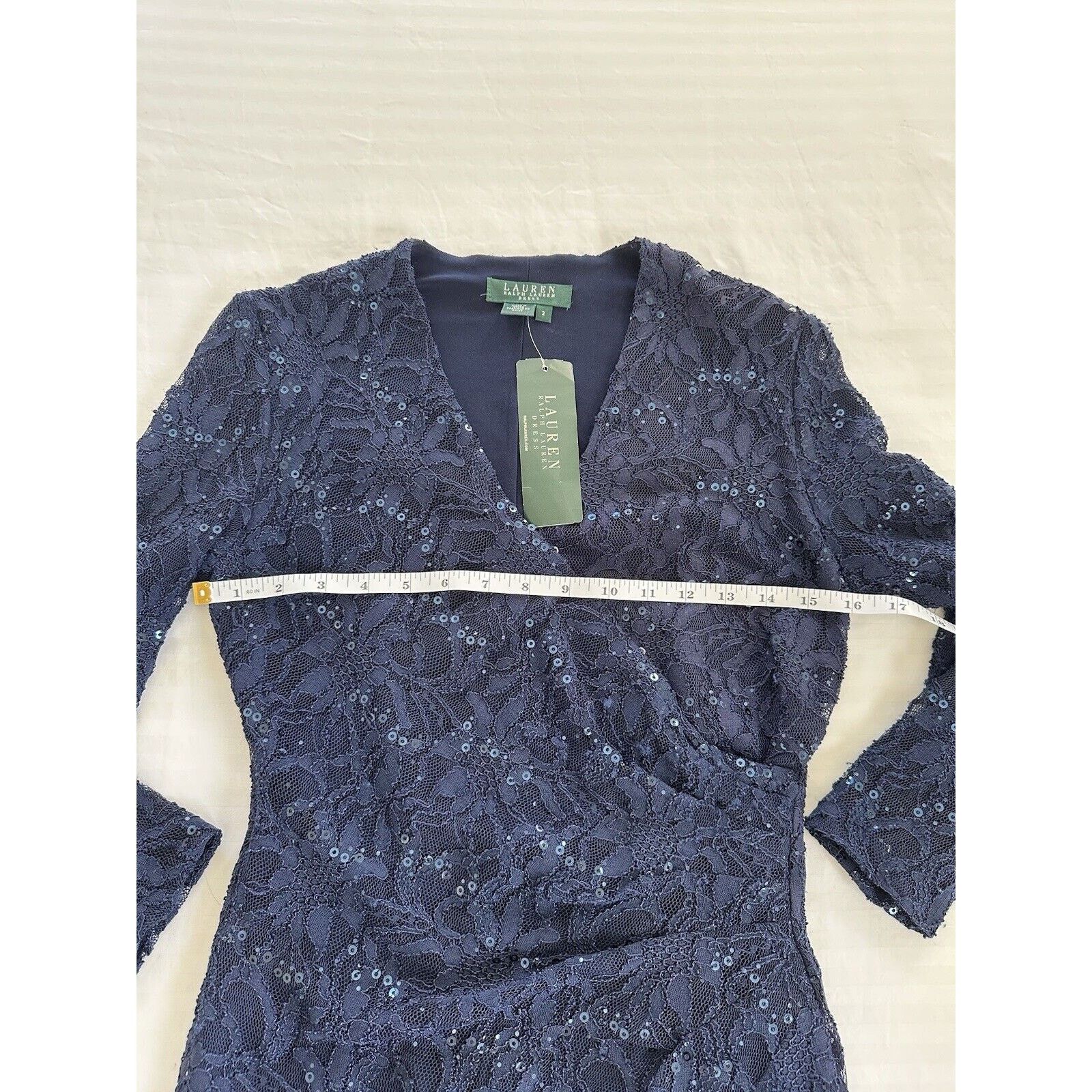 Ralph Lauren Ralph Lauren Blue Sequin Cocktail Dress Size 2 NWT Size XS / US 0-2 / IT 36-38 - 13 Thumbnail