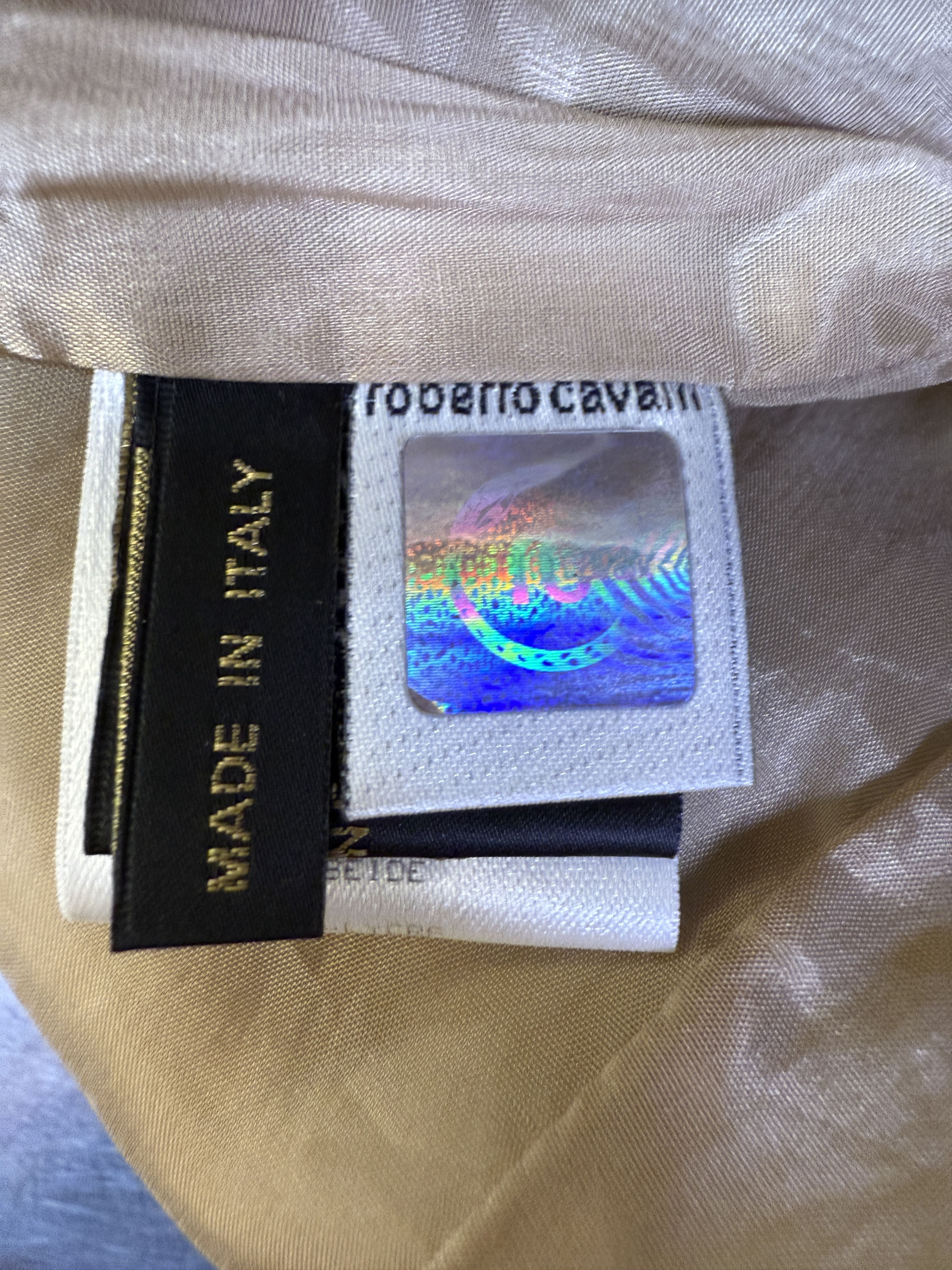 Roberto Cavalli Roberto Cavalli Floral Pattern Leather Pants Size 26" / US 2 / IT 38 - 6 Thumbnail