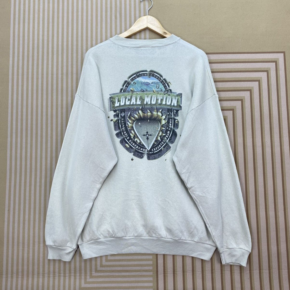 Vintage 🫶 vintage Local Motion Hawaiian Surfgear sweatshirt Size US M / EU 48-50 / 2 - 1 Thumbnail
