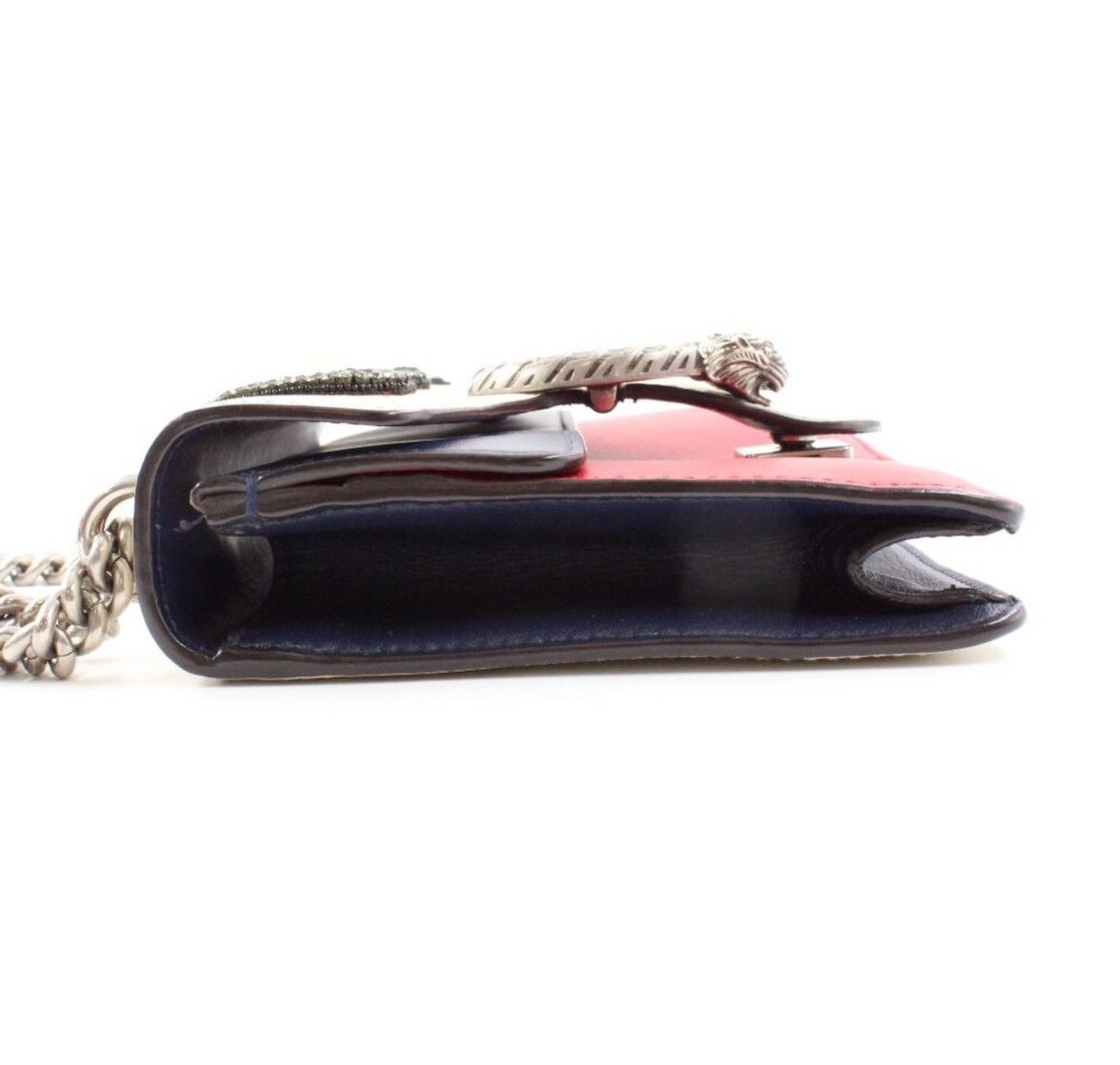 Gucci GUCCI Calfskin Crystal Snake Mini Dionysus Shoulder Bag Size ONE SIZE - 3 Thumbnail