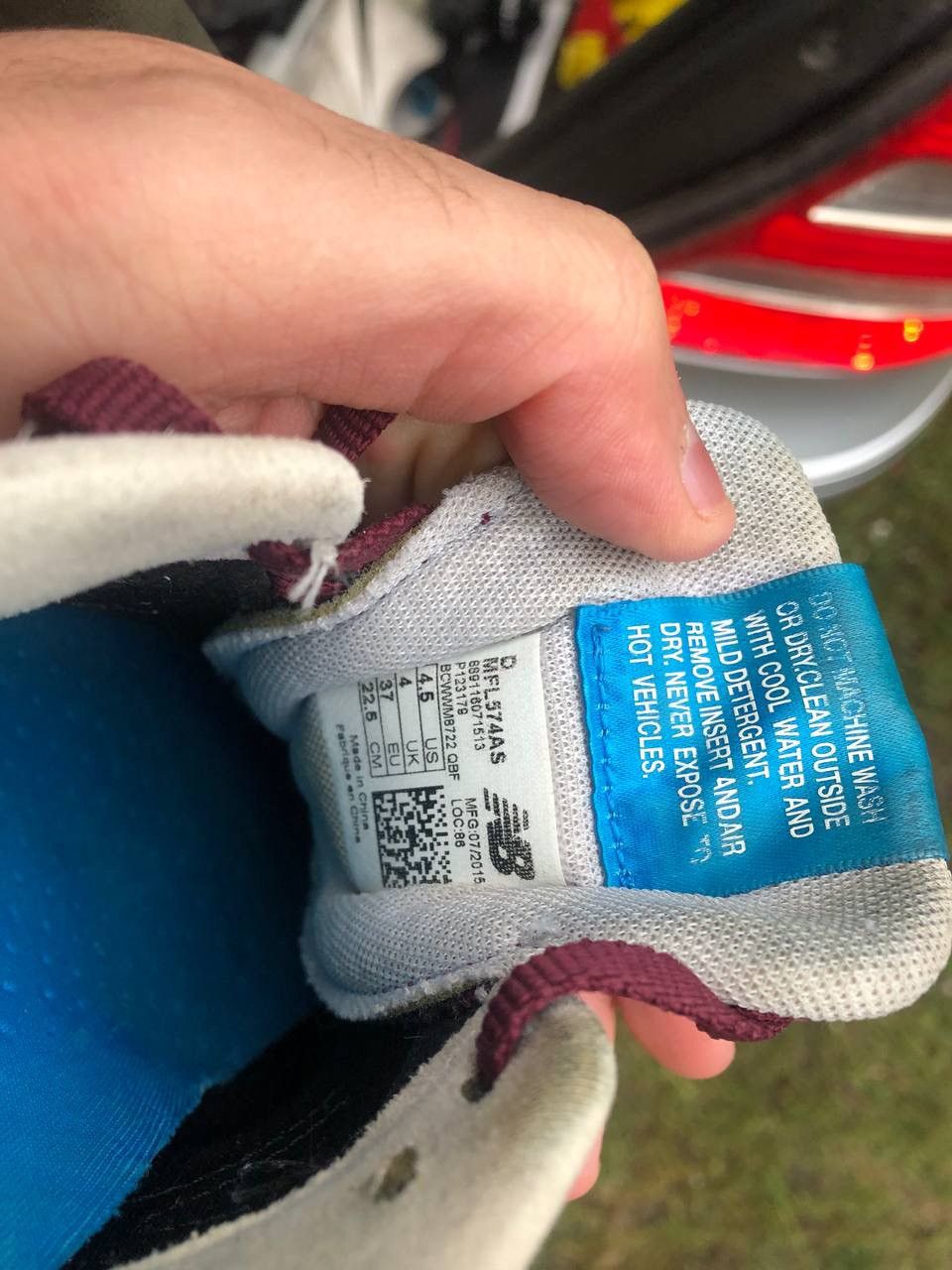 New Balance × Vintage VERY RARE NEW BALANCE 574 FLESH FOAM RUNNING SNEAKERS CASUAL Size US 4.5 / IT 34.5 - 16 Thumbnail