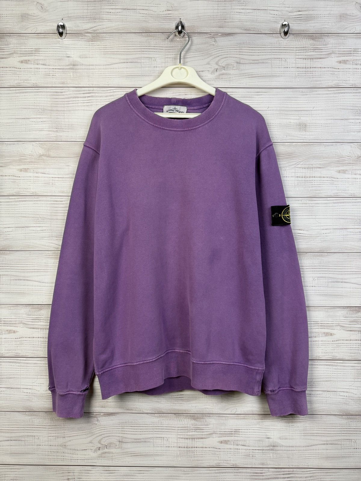 Stone Island Stone Island Distressed Sweatshirt Size US L / EU 52-54 / 3 - 1 Thumbnail