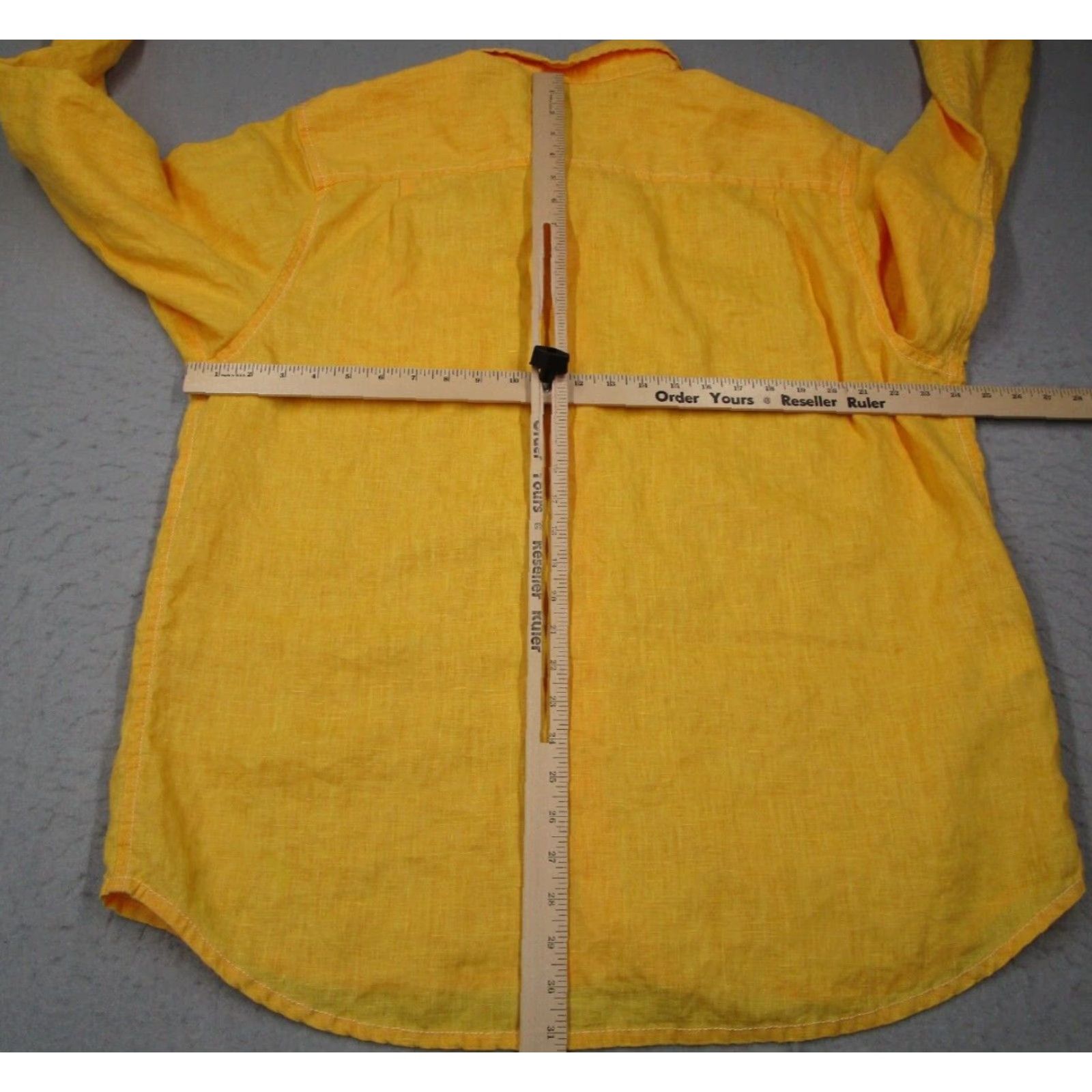 Tommy Bahama Tommy Bahama Men's Yellow Linen Long Sleeve Button Up Shirt XL Beach Classic Tropical Size US XL / EU 56 / 4 - 5 Thumbnail