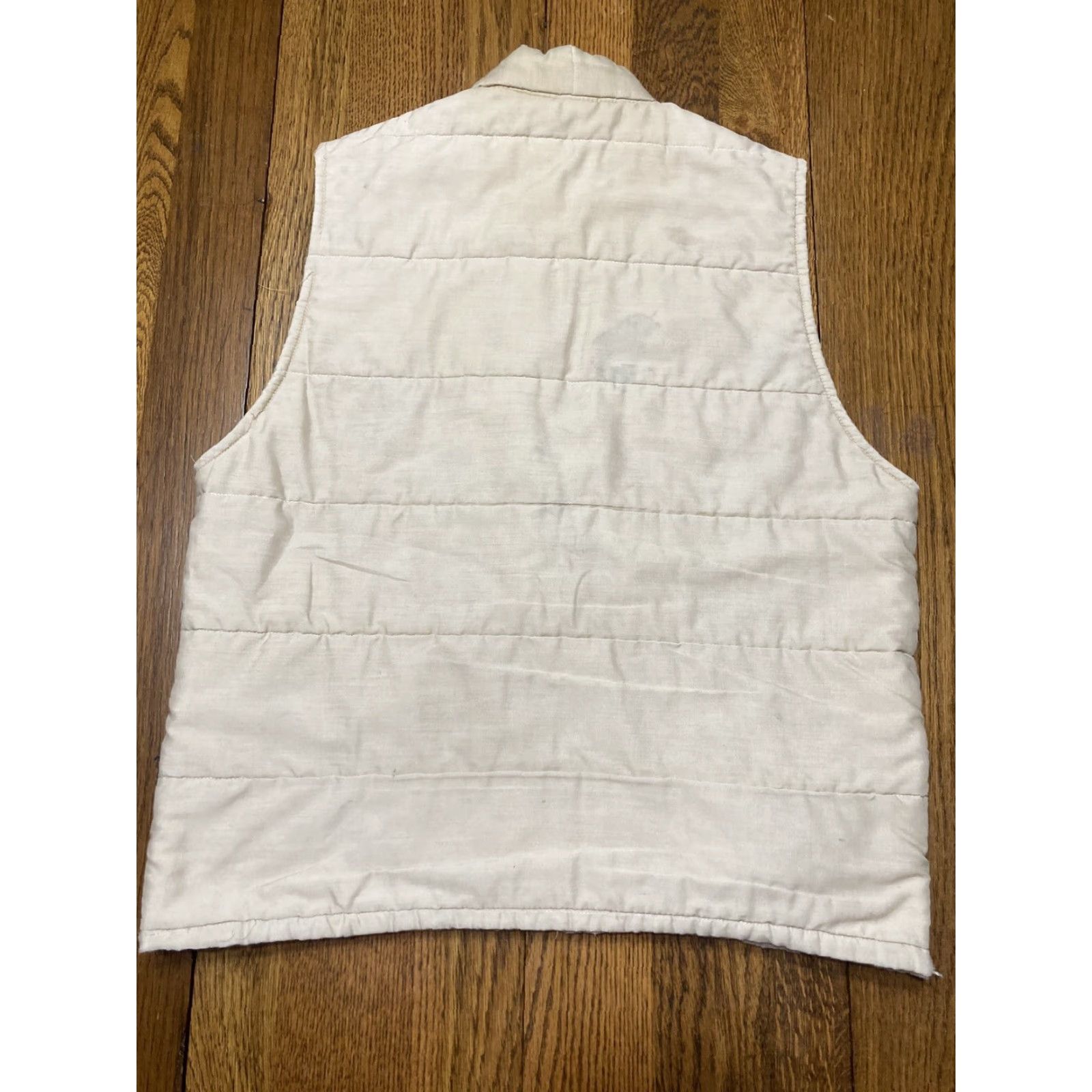Vintage VINTAGE Tom Cat Mens Vest Jacket M USA Nine Lives Full Zip Orange Canvas 65% Polyester 35% Cotton Sleeveless Classic Zip Up Size US M / EU 48-50 / 2 - 5 Thumbnail