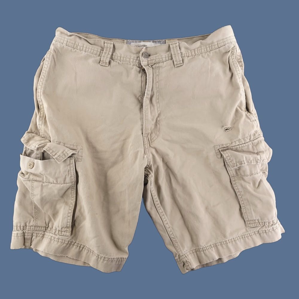 Levi's Levis Shorts Cargo Brown Distressed Work Mens 32 Size US 32 / EU 48 - 1 Thumbnail