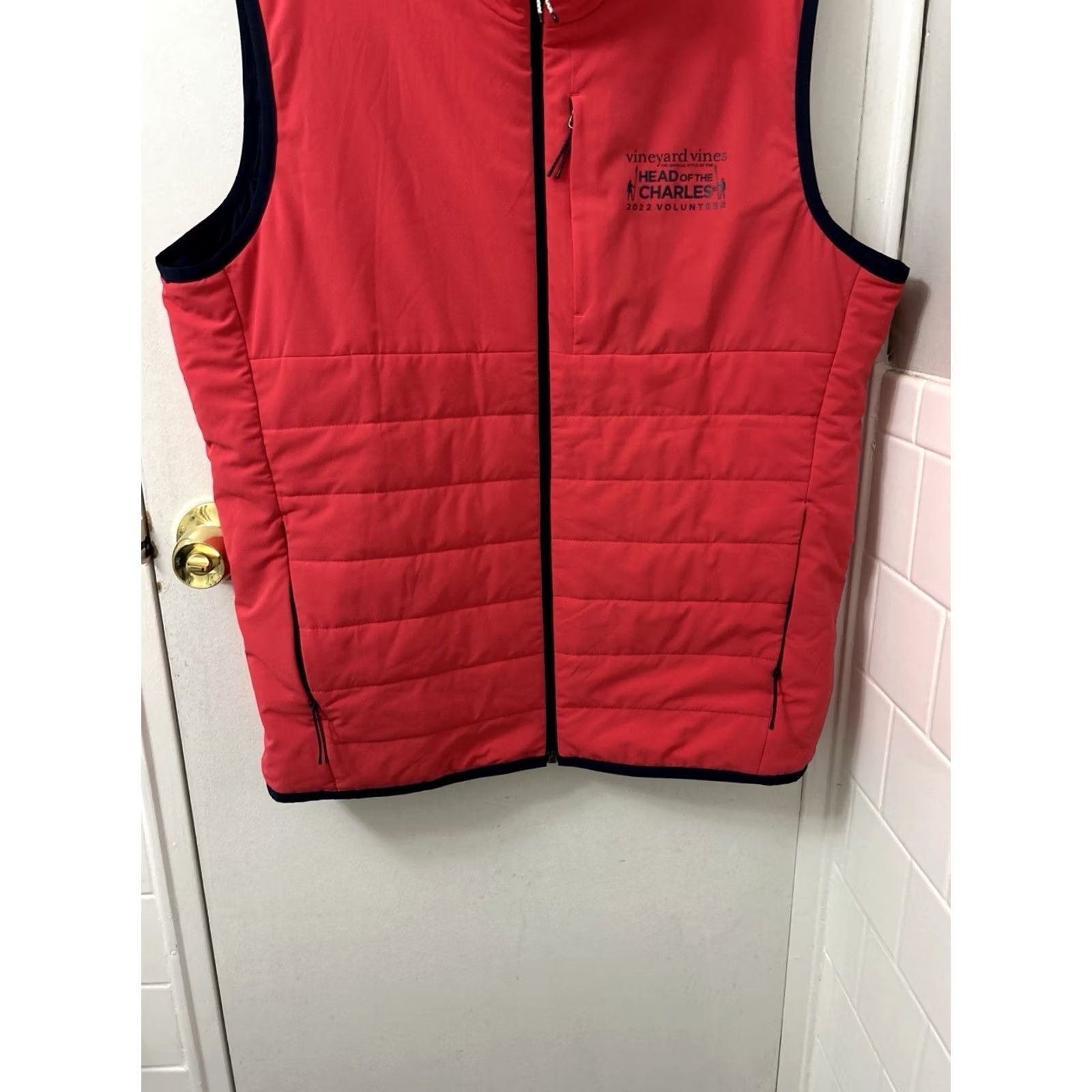 Vineyard Vines Vineyard Vines Marine Air Vest Mens Large Red 2022 Volunteer Jacket Size US L / EU 52-54 / 3 - 3 Thumbnail