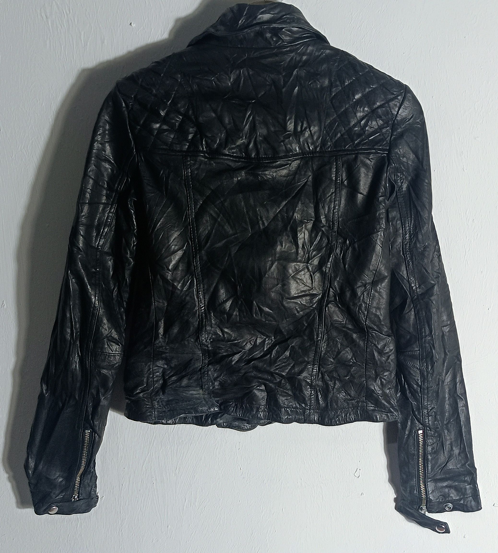 Allsaints 🔥Allsaints Cargo Leather Biker Multi Zipper Jacket Size US XS / EU 42 / 0 - 6 Thumbnail