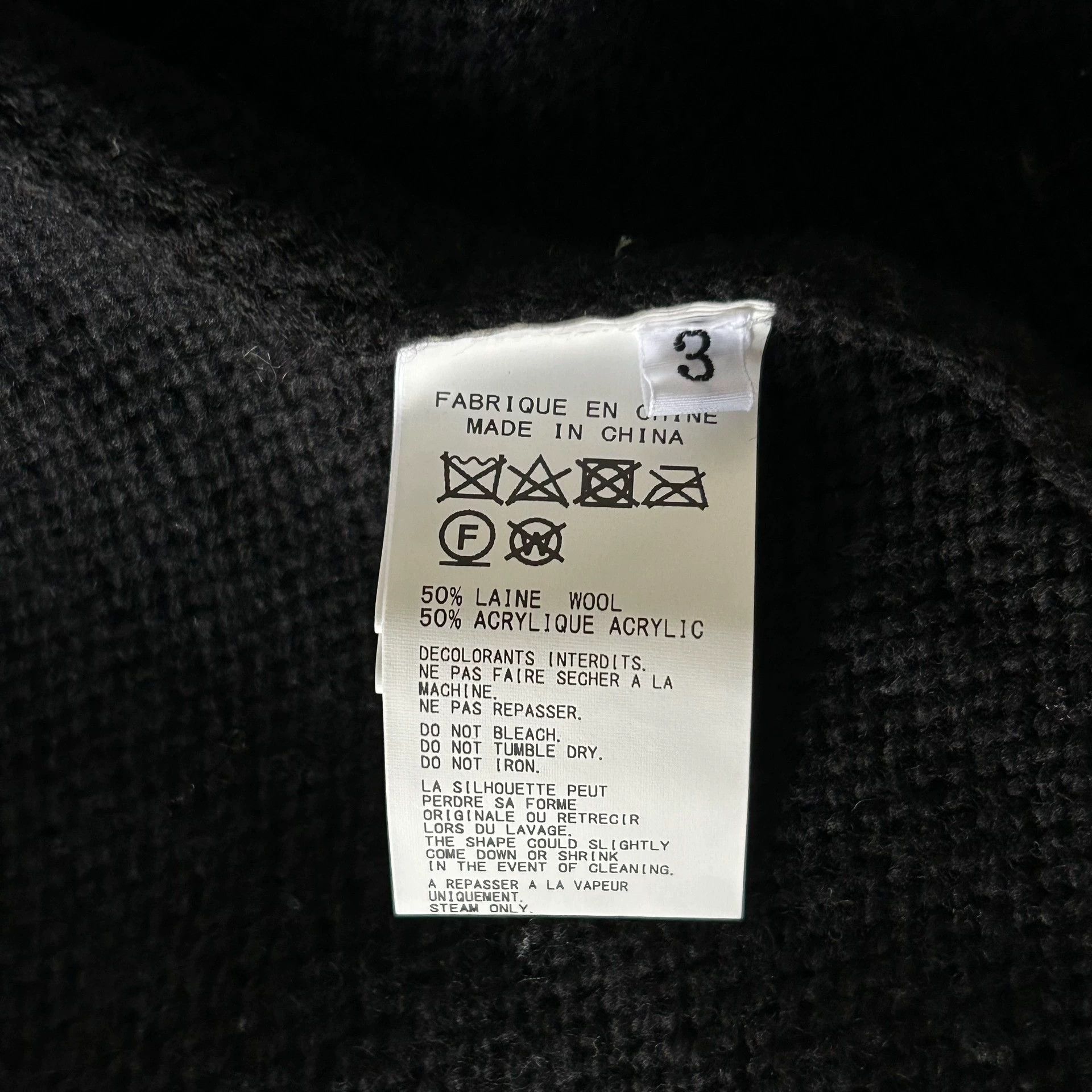 Yohji Yamamoto Yohji Yamamoto 22AW 11AW Reissue Skeleton Sweater Size US L / EU 52-54 / 3 - 6 Thumbnail