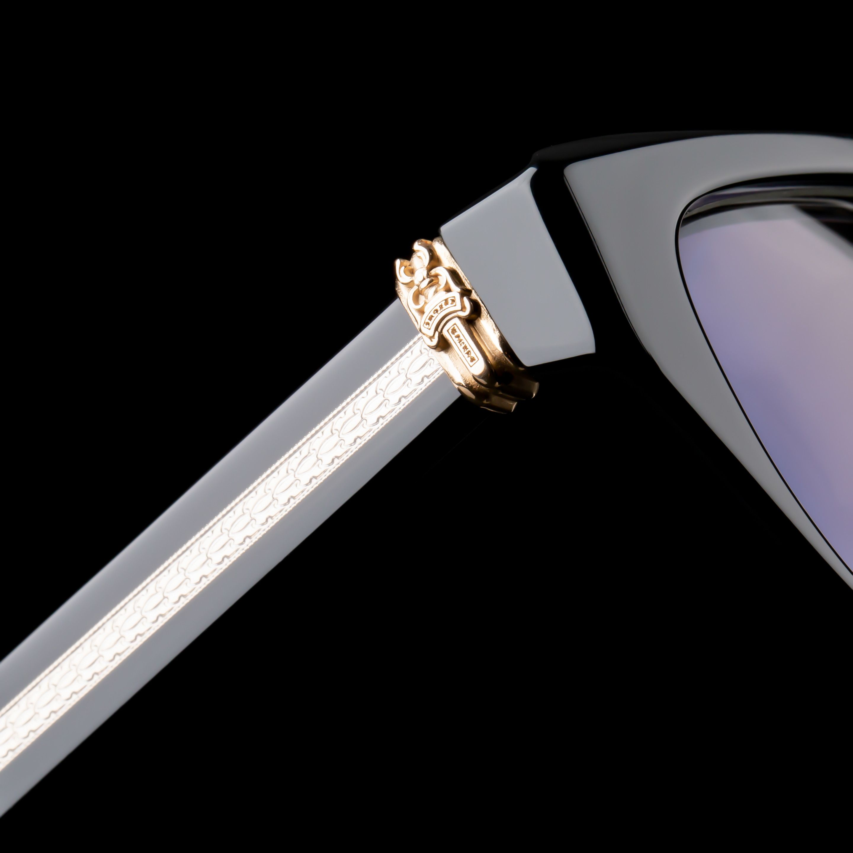 Chrome Hearts CHROME HEARTS OPTITCAL BLACK-18KGP GLASSES Size ONE SIZE - 2 Thumbnail