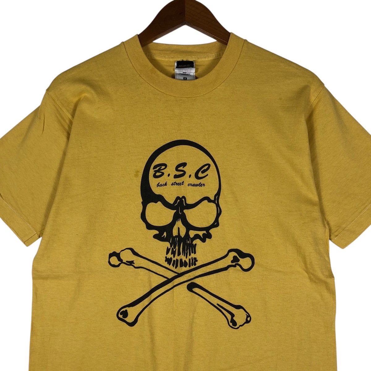 Fruit Of The Loom Vintage B.S.C Back Street Crawler Rock T-Shirt Size US M / EU 48-50 / 2 - 2 Thumbnail