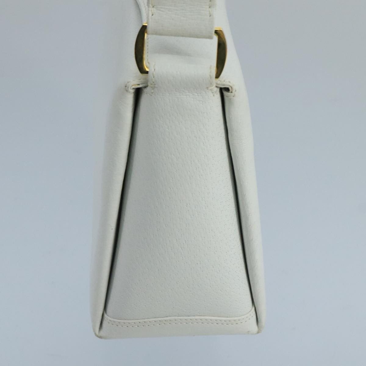Gucci GUCCI Hand Bag Leather White Gold Size ONE SIZE - 4 Thumbnail