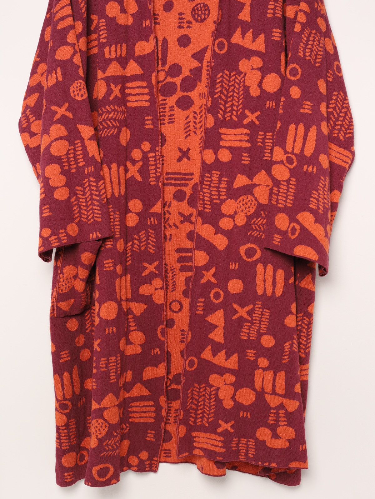 Gudrun Sjoden Gudrun Sjoden Cotton Long Cardigan Dress Coat Printed Flower Size XL / US 12-14 / IT 48-50 - 3 Thumbnail
