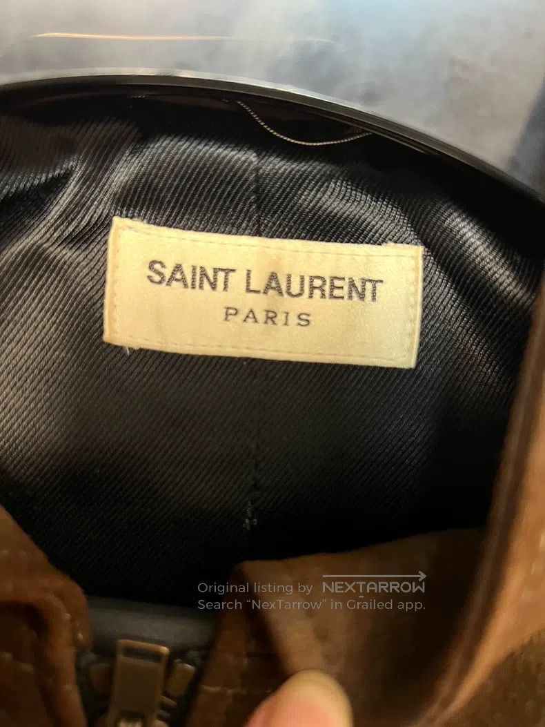 Saint Laurent Paris Saint Laurent Paris Leather Biker Jacket Size US S / EU 44-46 / 1 - 3 Thumbnail