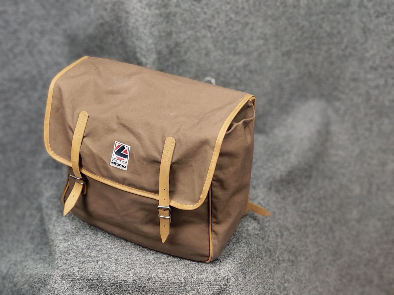 Vintage Vintage 60's Lafuma Two Bicycle Bags in Beige Canvas Bag Size ONE SIZE - 4 Thumbnail