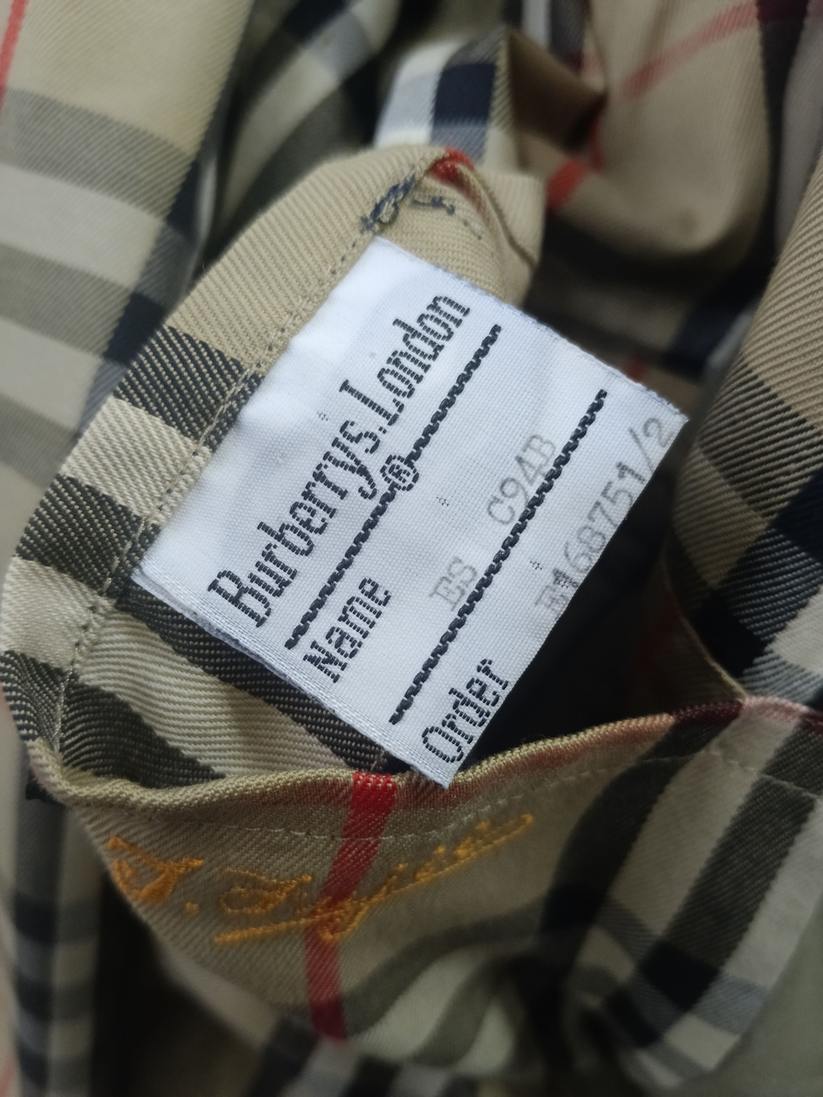 Burberry Vintage Burberrys Made in England Trench Coat Nova Check Size US M / EU 48-50 / 2 - 10 Thumbnail