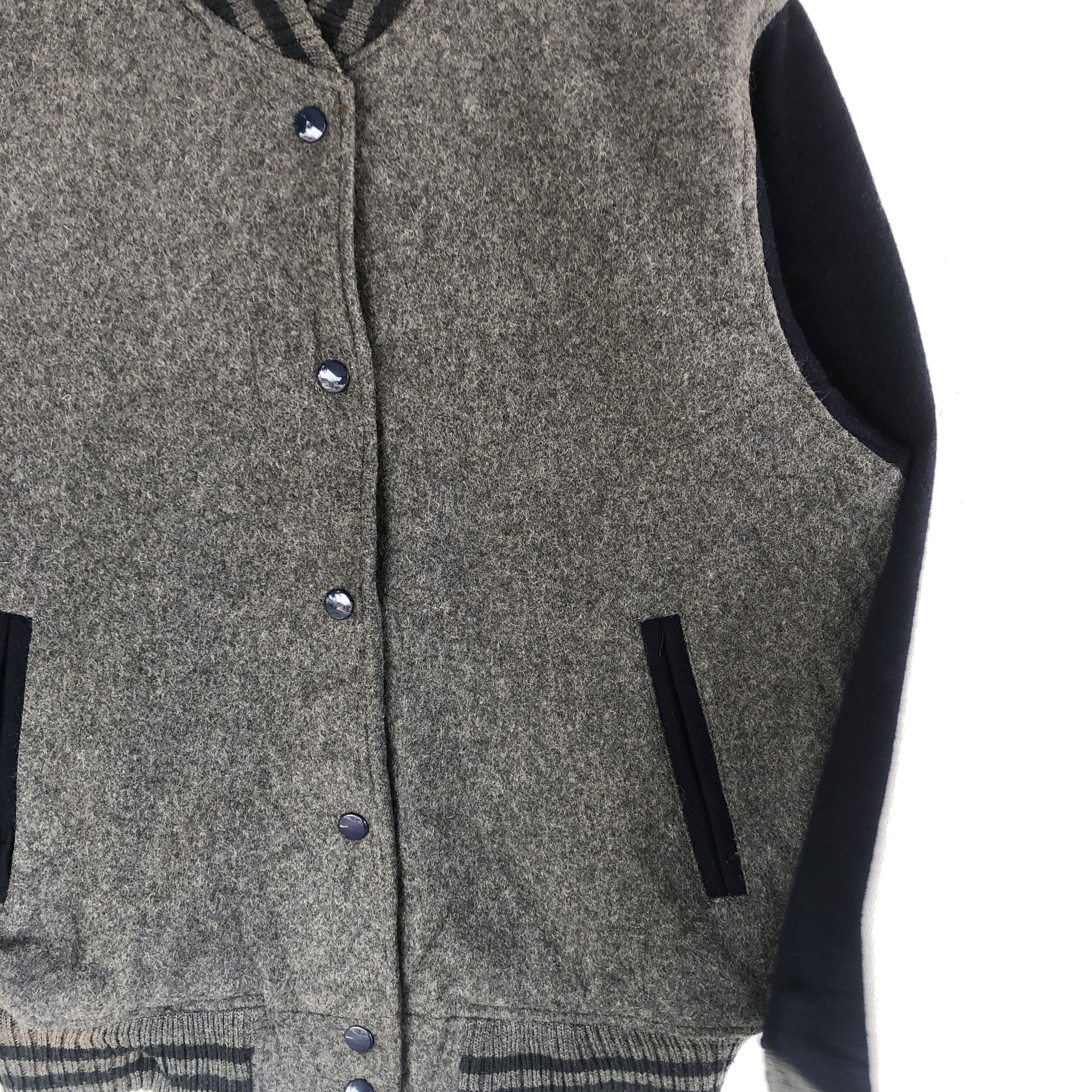 Japanese Brand Vintage Jantzen Varsity Baseball Stadium Wool Jacket Size S / US 4 / IT 40 - 4 Thumbnail