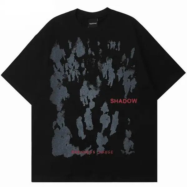 VIBE Shadow Print Graphic Black T Shirt Size US M / EU 48-50 / 2 - 7 Thumbnail
