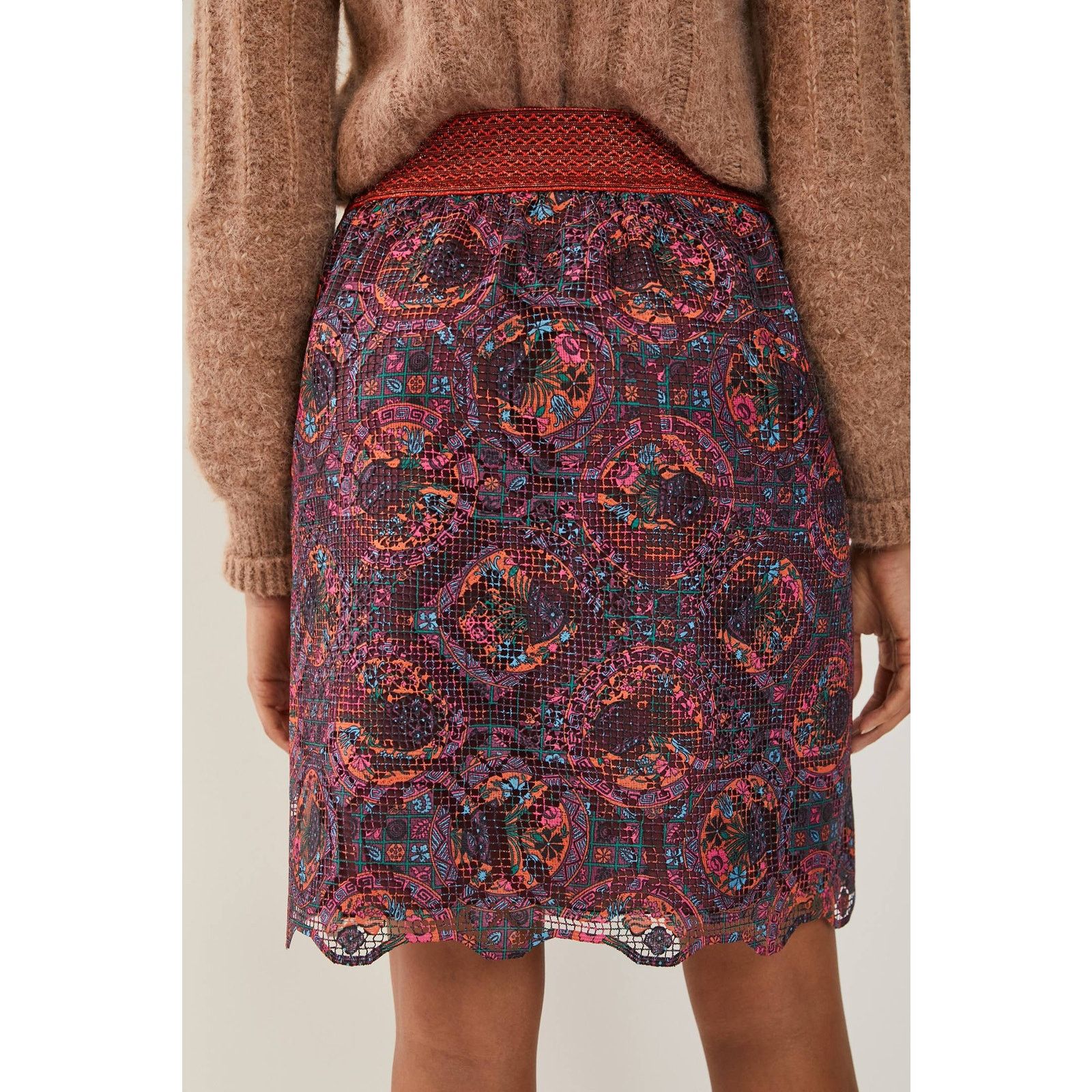 Anthropologie New Anthropologie Anna Sui Katya Lace Mini Skirt XS $297 Size 26" / US 2 / IT 38 - 3 Thumbnail