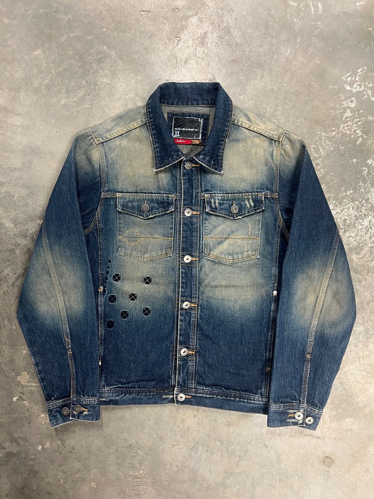 Oakley 2006 Vintage Oakley MP3 Denim Jacket Size US XL / EU 56 / 4 - 1 Thumbnail