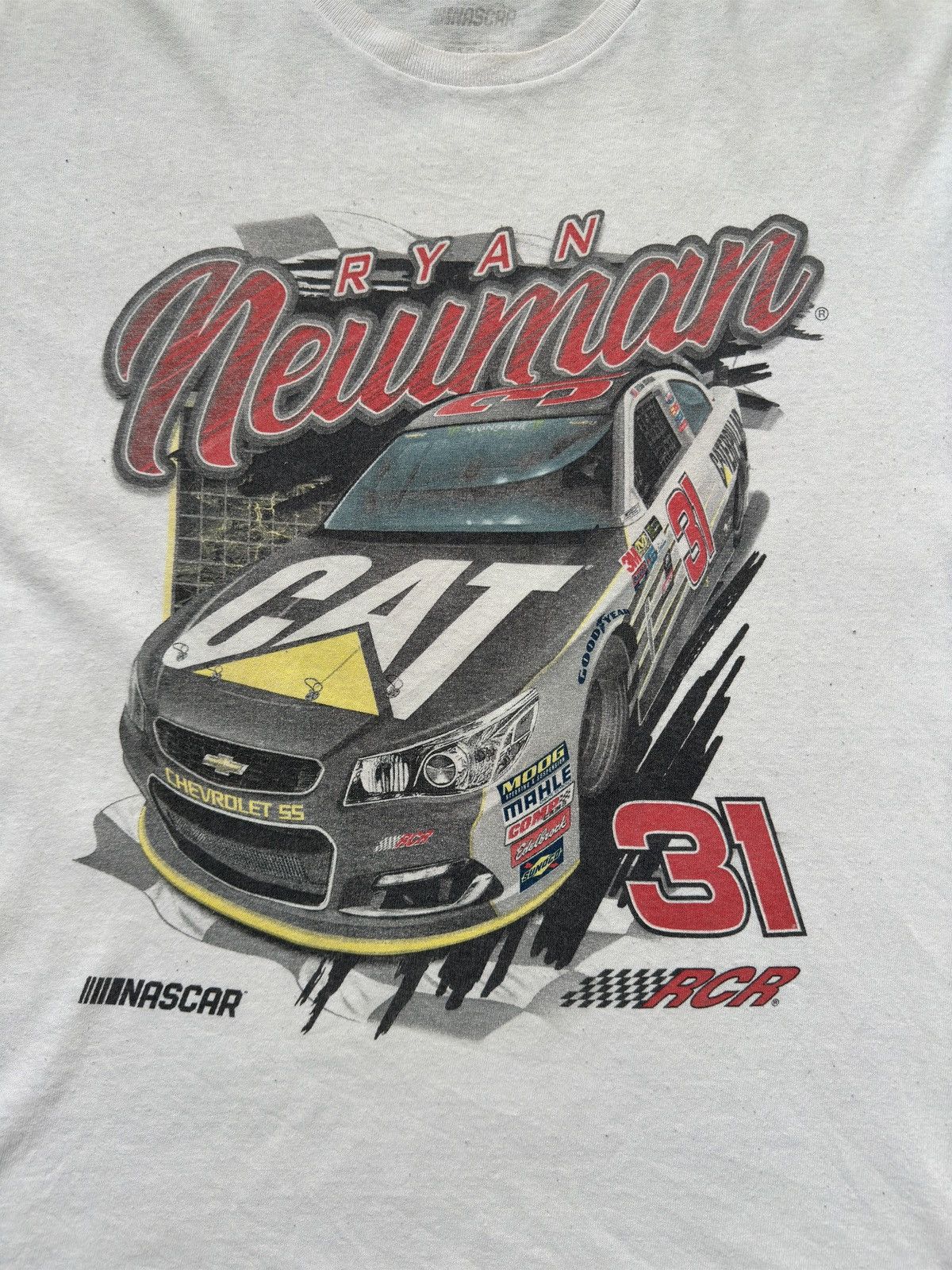 NASCAR × Vintage NASCAR Vintage Tee - White Size US L / EU 52-54 / 3 - 2 Thumbnail