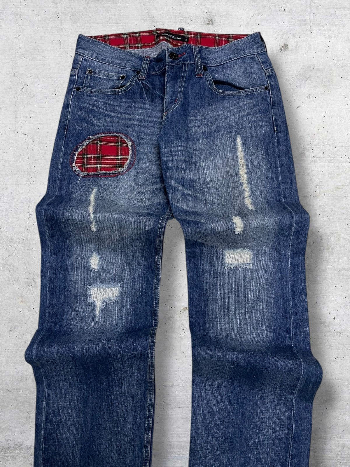 Hysteric Glamour VINTAGE ROOT THREE JAPAN DESIGNER 90S OG GRUNGE KURT DENIM Size US 31 - 4 Thumbnail
