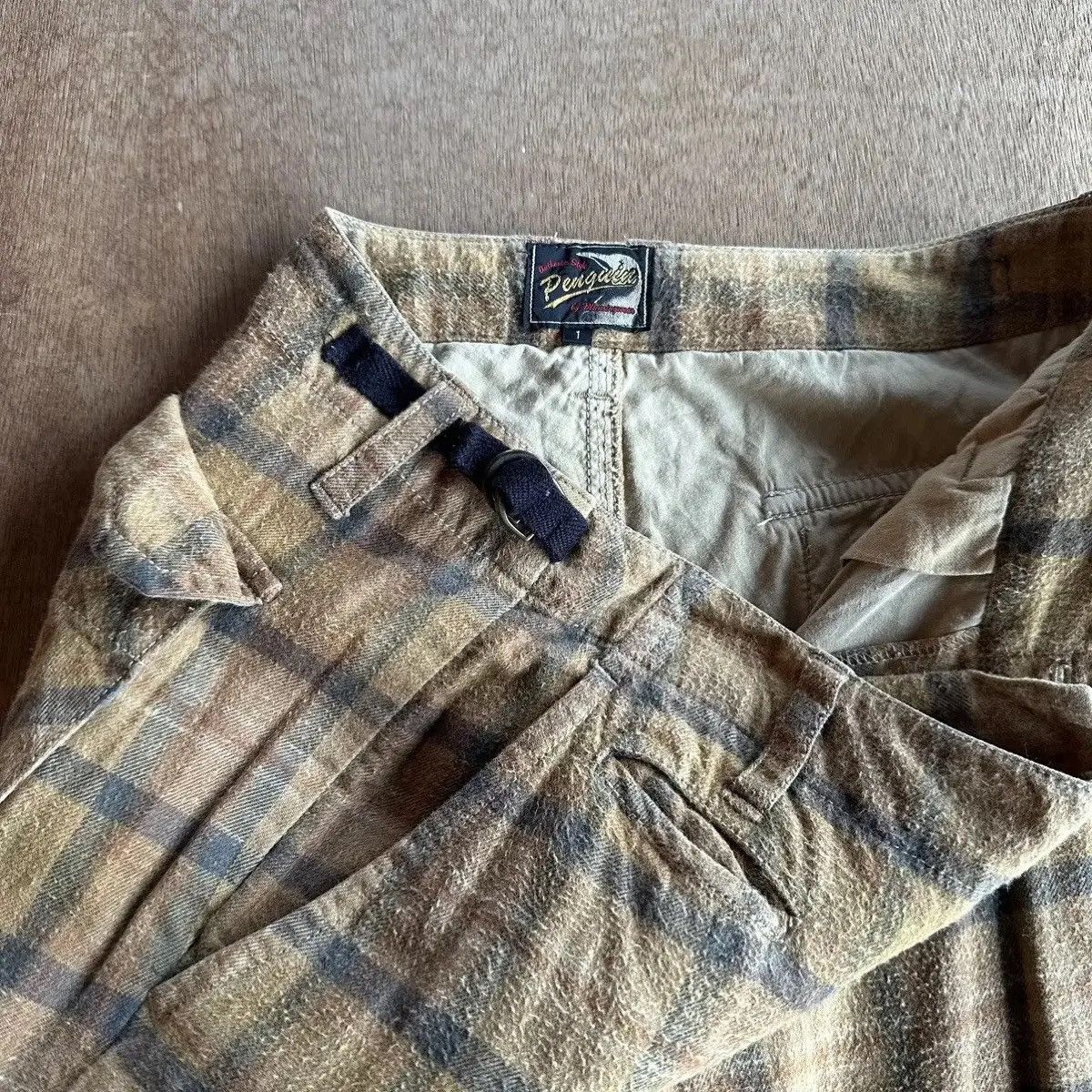 If Six Was Nine SICKS🔥PENGUIN MUNSINGWEAR JAPAN CHECK PLAID VTG DOUBLE KNEE Size US 30 / EU 46 - 15 Thumbnail