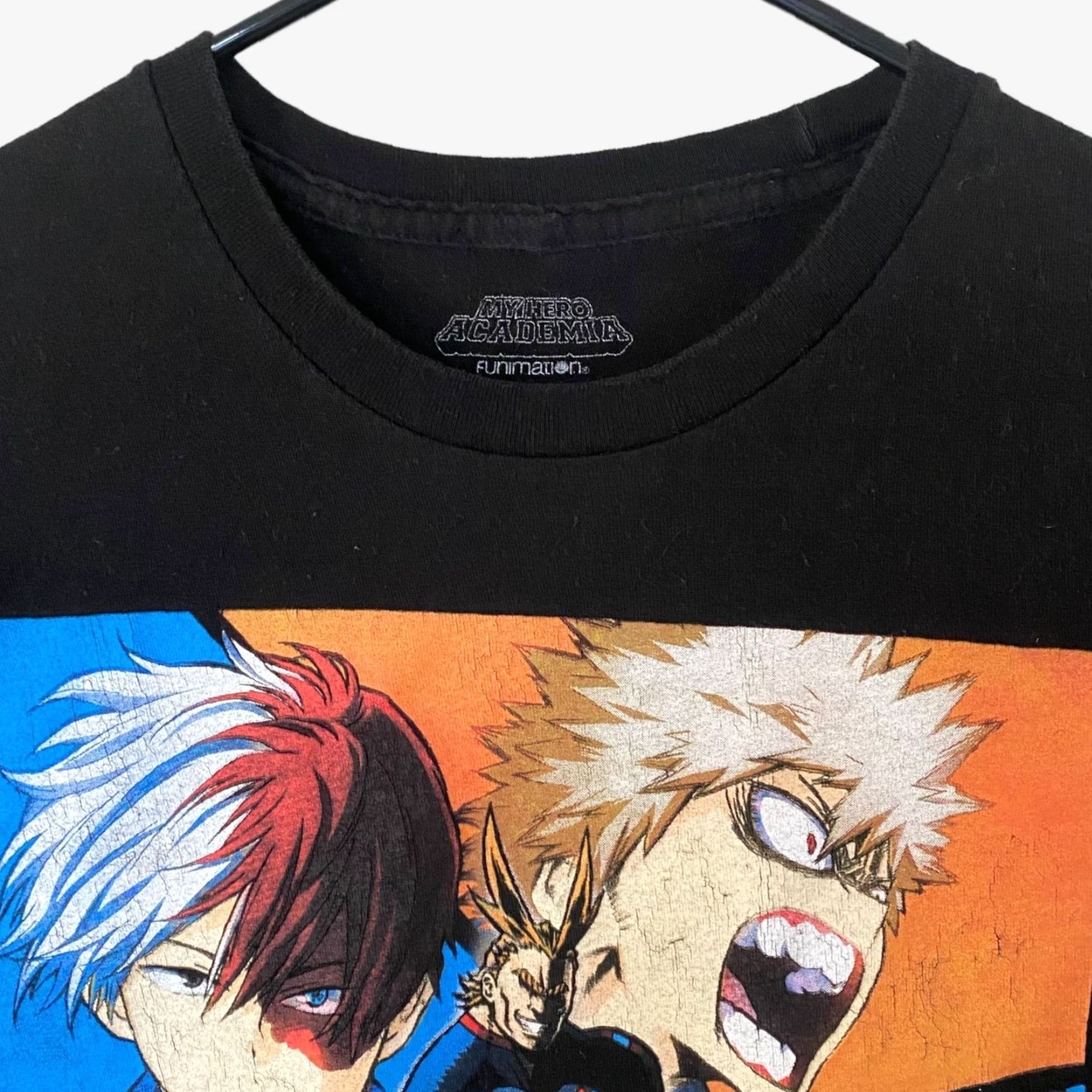 Vintage My Hero Academia Anime T-Shirt Black Men's Medium Izuku Midoriya Bakugo Katsuki Size US M / EU 48-50 / 2 - 5 Thumbnail