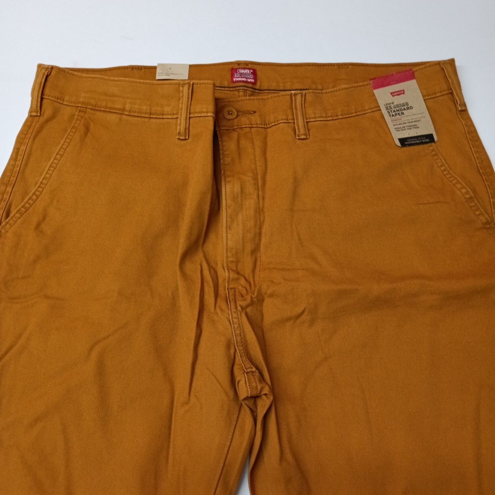 Levi's Levi's XX Standard Taper Chino Pants Mens 40x32 Mustard/Gold Size US 40 / EU 56 - 3 Thumbnail