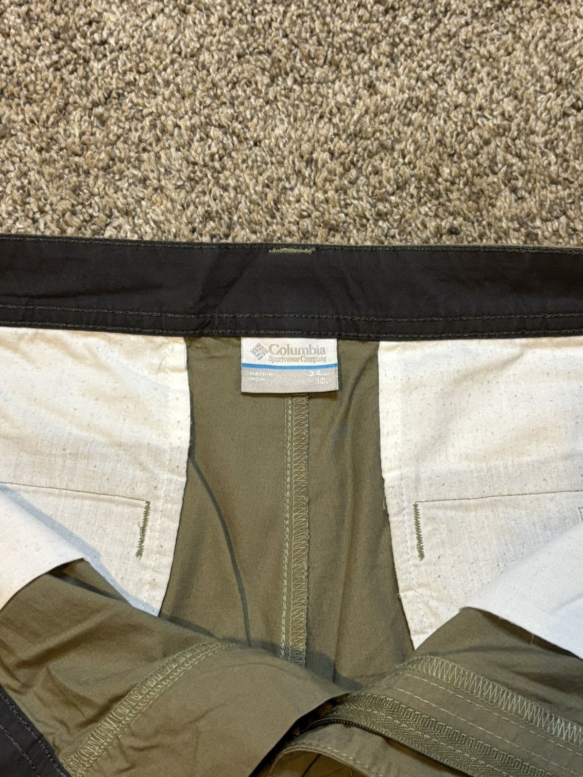 Columbia Men's Flex Shorts Columbia Relaxed Fit khaki beige Size US 34 / EU 50 - 4 Thumbnail