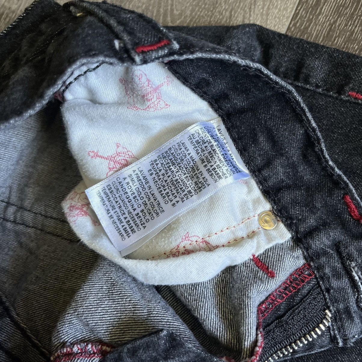 True Religion × Vintage Vintage Y2K 2000s True Religion Straight Flap Denim Jeans 14 Size 28" / US 6 / IT 42 - 12 Thumbnail