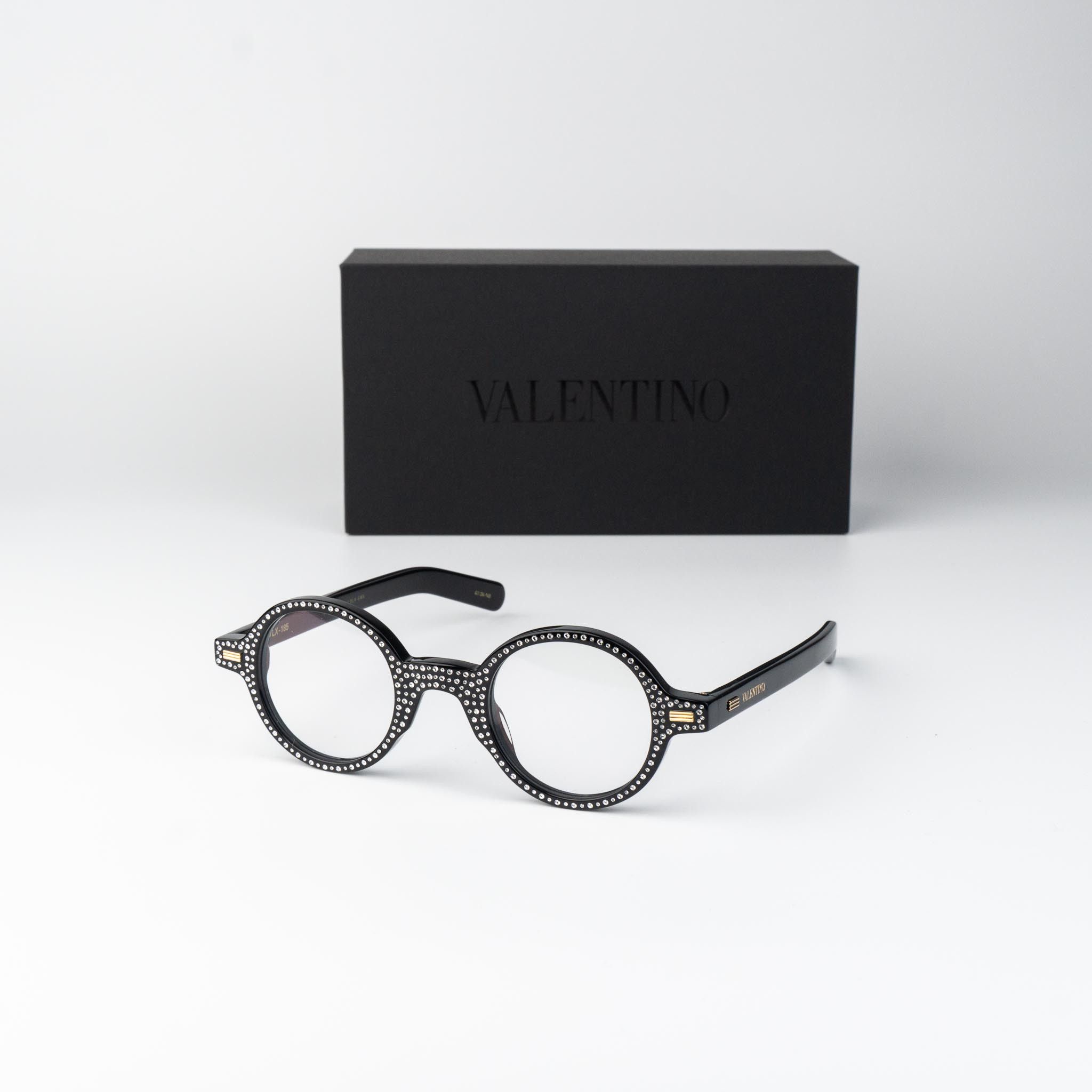 Valentino Valentino Women Eyeglasses Stones Crystal Round VLX-185 B Size ONE SIZE - 1 Thumbnail