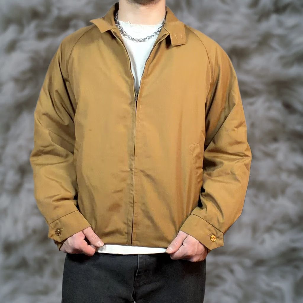 Sears Vintage Sears Jacket Mens 42 Brown Fleece Lined Perma-Prest Windbreaker Size US XS / EU 42 / 0 - 1 Thumbnail