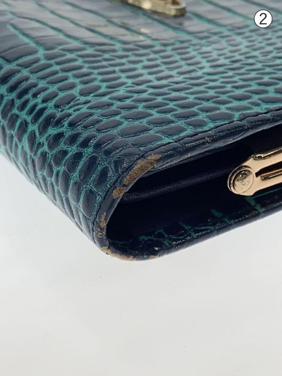 Vivienne Westwood Crocodile Embossed Orb Leather Wallet Size ONE SIZE - 3 Thumbnail