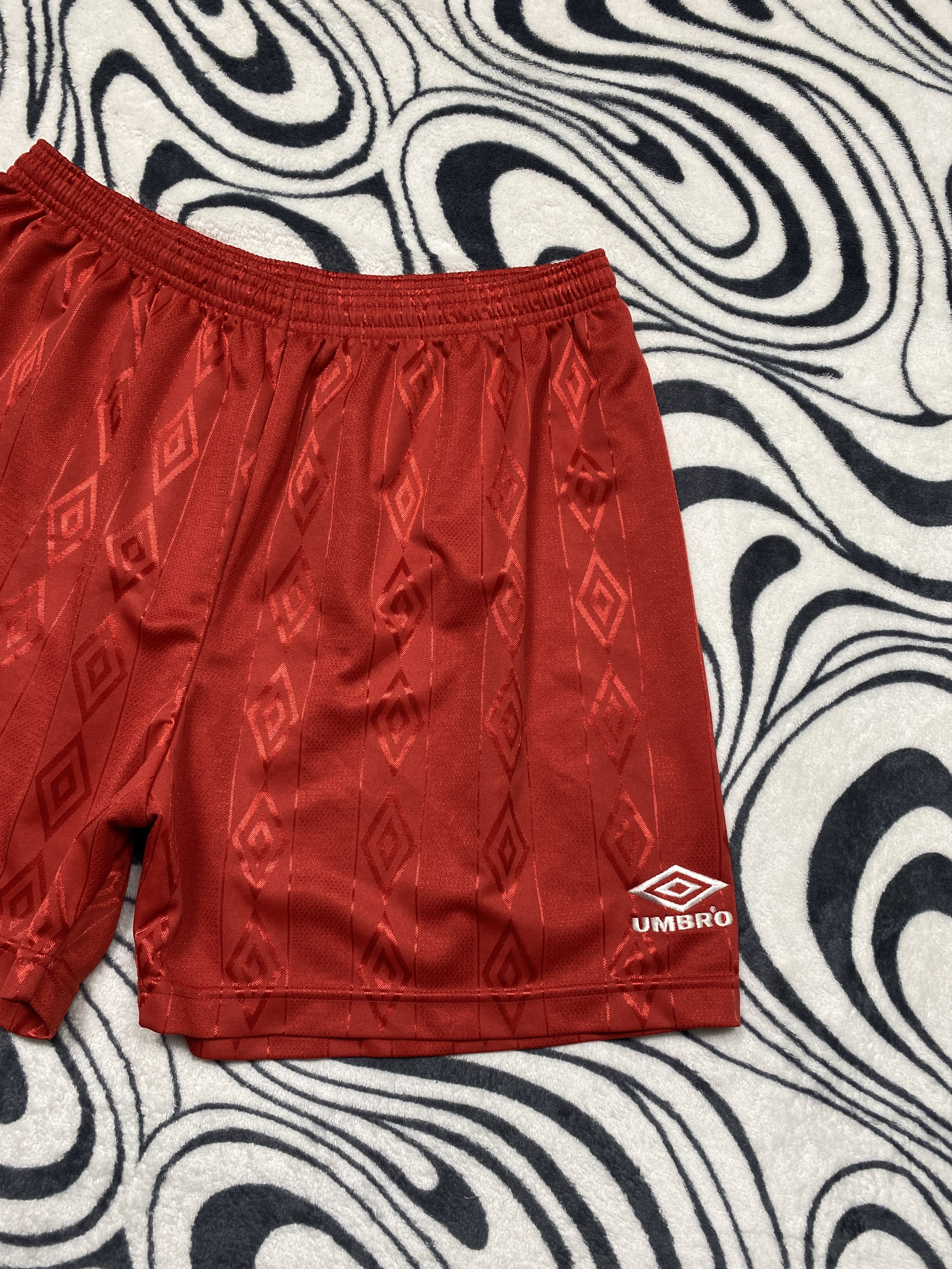 Umbro × Vintage Umbro Vintage Mens Monogram Shorts Size US 36 / EU 52 - 2 Thumbnail