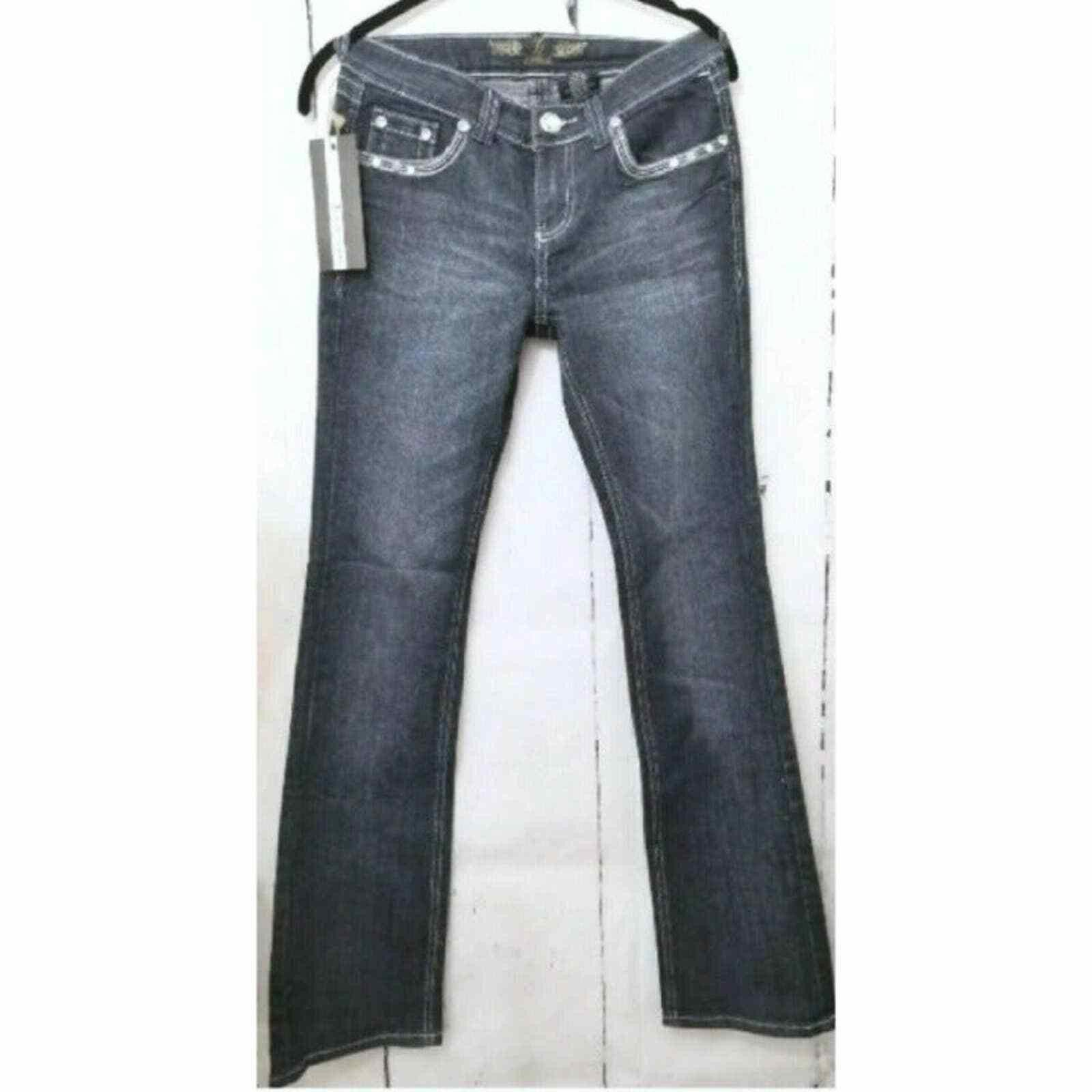 Other JZ Premium Denim Jeans 1 Bling NWT Bling Blue Jean Pant Pan Size 28" / US 6 / IT 42 - 2 Thumbnail