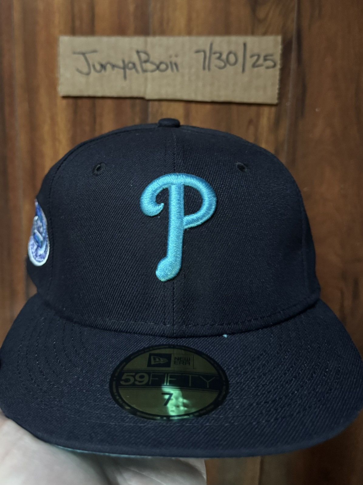 Hat Club Size 7 Phillies Inaugural Patch Fitted Hat Blue UV Size ONE SIZE - 2 Thumbnail