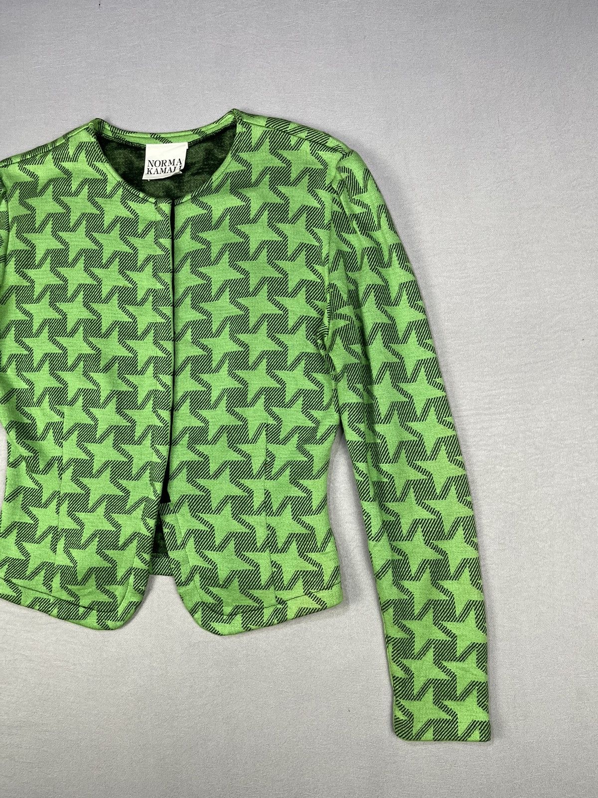 Norma Kamali Norma Kamali Green Starred Crop Top Size M / US 6-8 / IT 42-44 - 7 Thumbnail