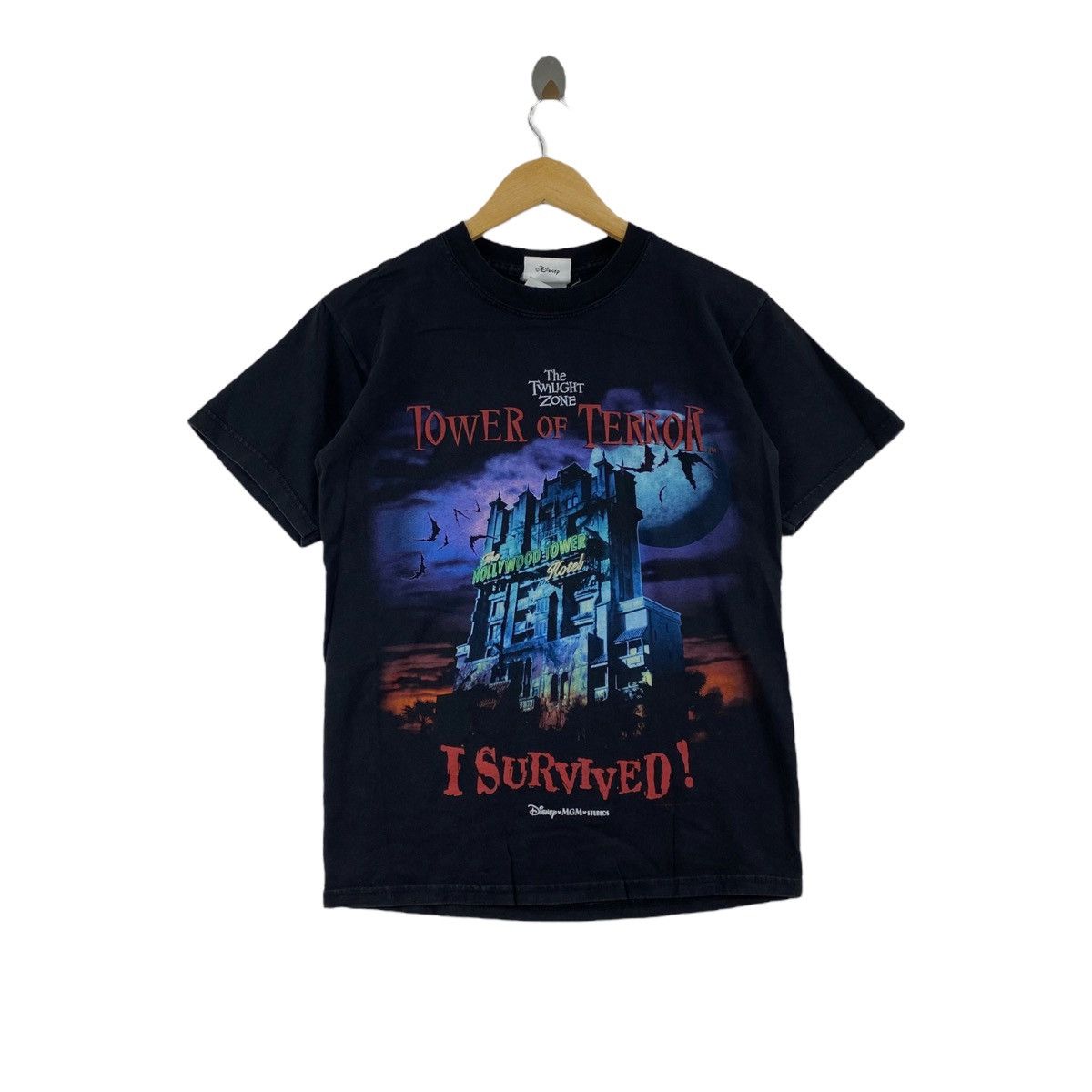 Disney × Vintage Vintage TOWER Of TERROR I Survived Print Walt Disney Worldo Size US S / EU 44-46 / 1 - 1 Thumbnail