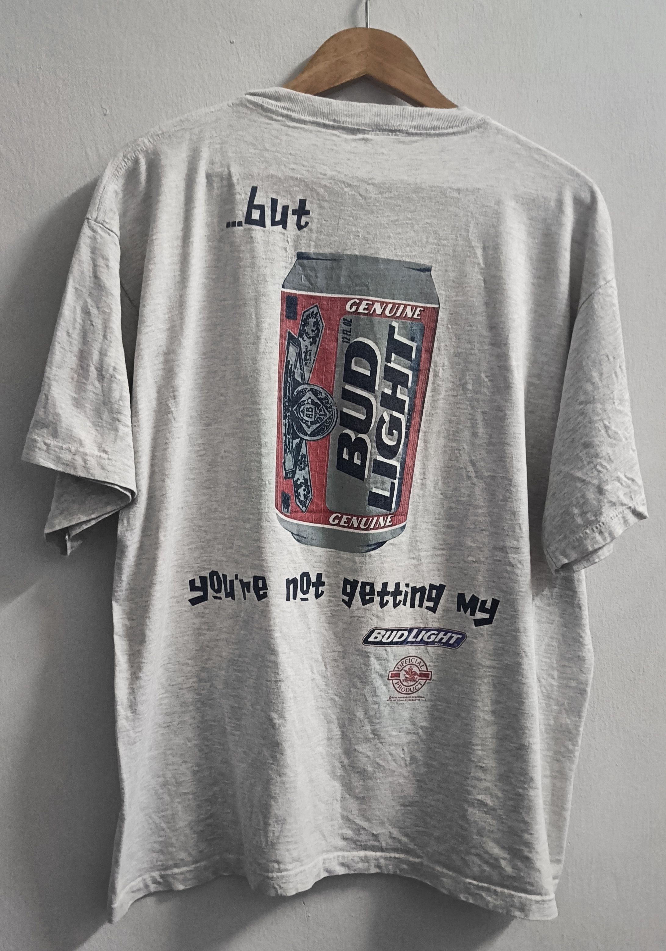 Budweiser × Vintage 🔥🔥Rare Vintage 90s Budweiser Stanley Tee Size US XL / EU 56 / 4 - 2 Thumbnail