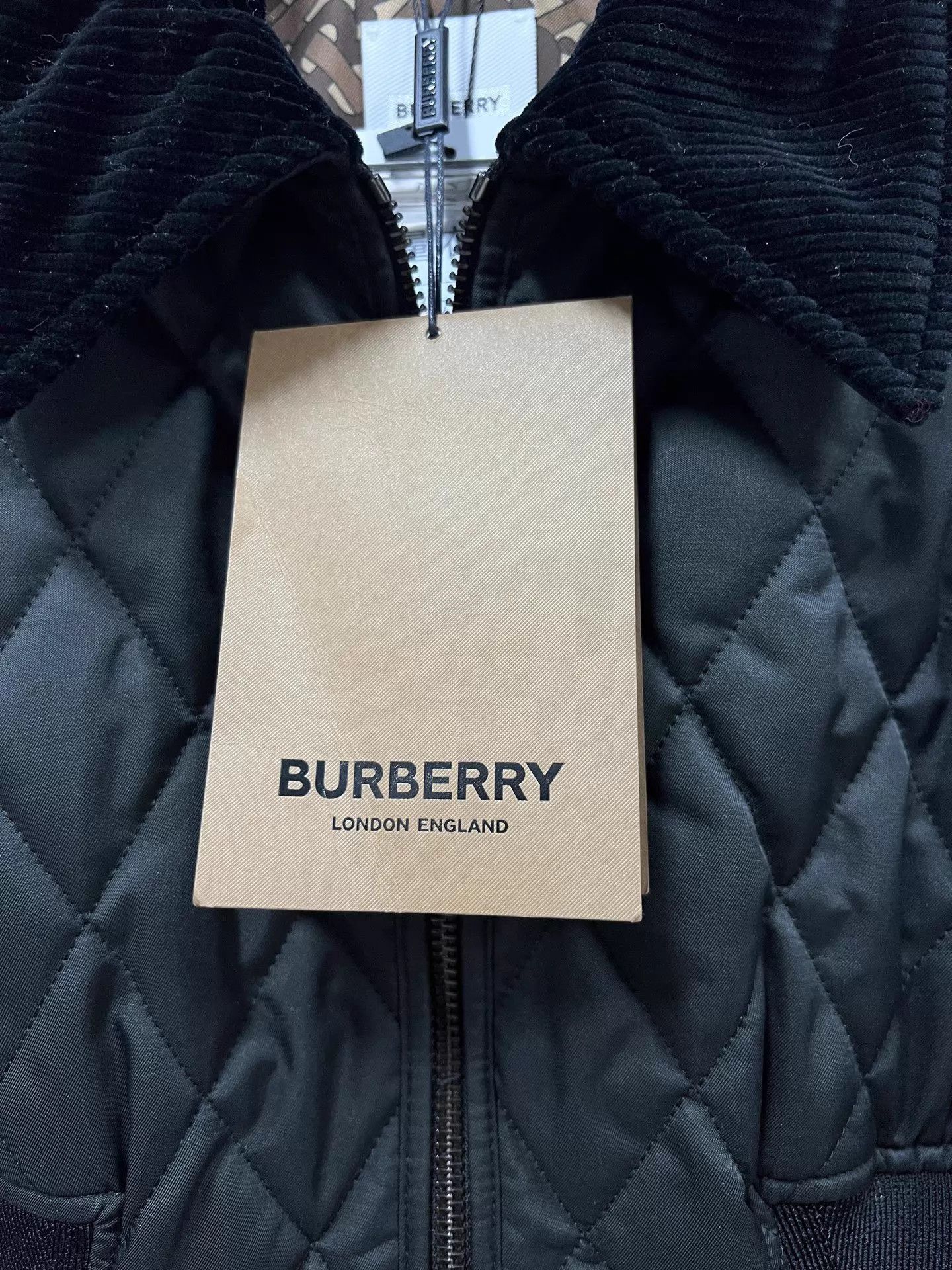 Burberry Burberry Black Nova Check Slim Cotton Jacket 40 D62703 Size M / US 6-8 / IT 42-44 - 3 Thumbnail