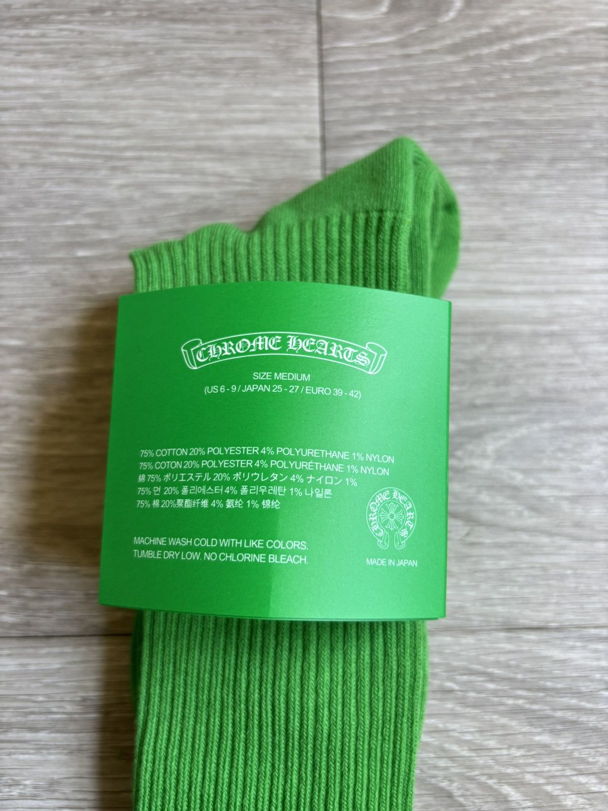 Chrome Hearts Chrome Hearts Green Fuck You Socks Size ONE SIZE - 5 Thumbnail