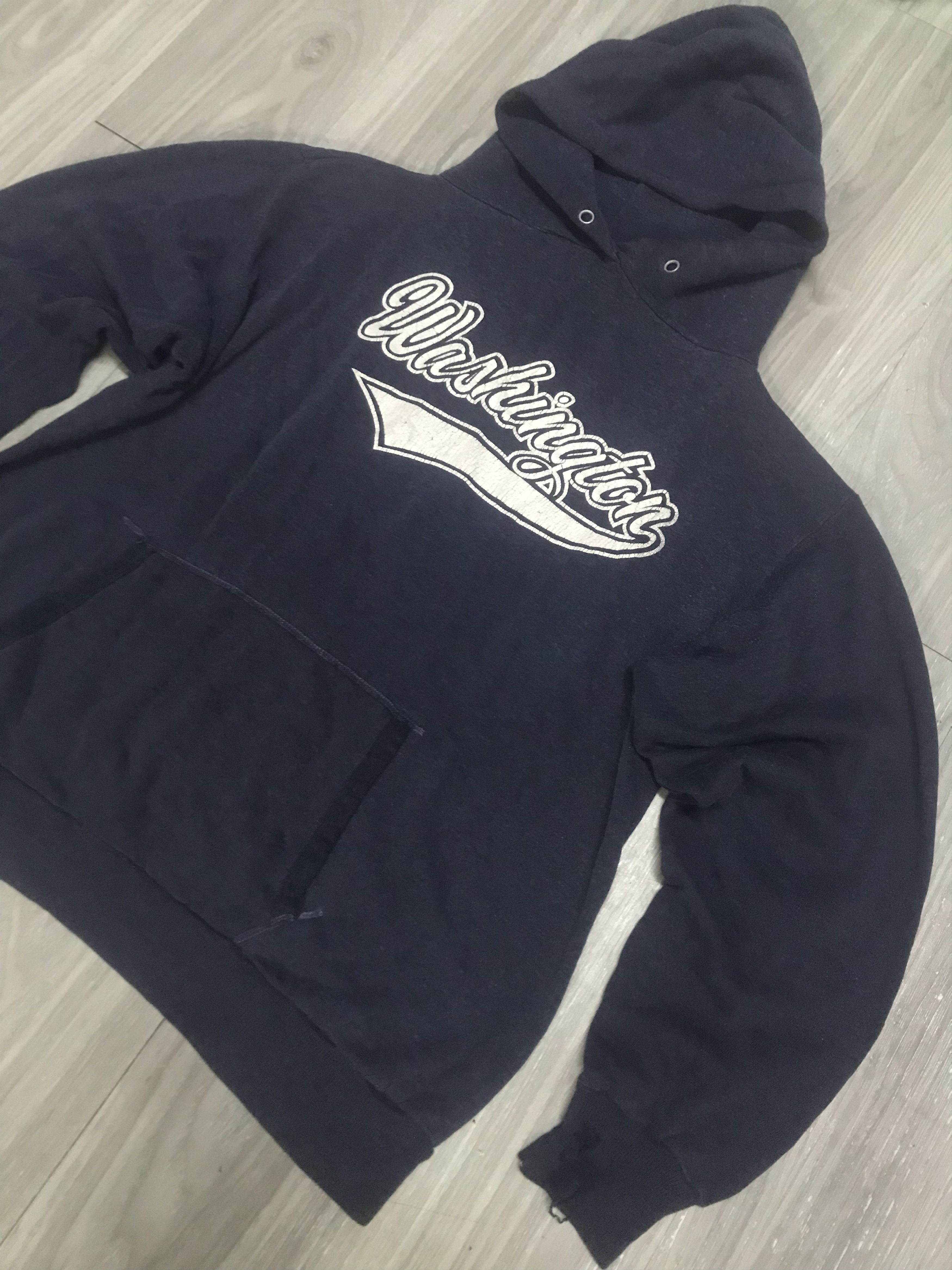Hanes Vintage Washington Hoodie 60s 70s Size US M / EU 48-50 / 2 - 4 Thumbnail