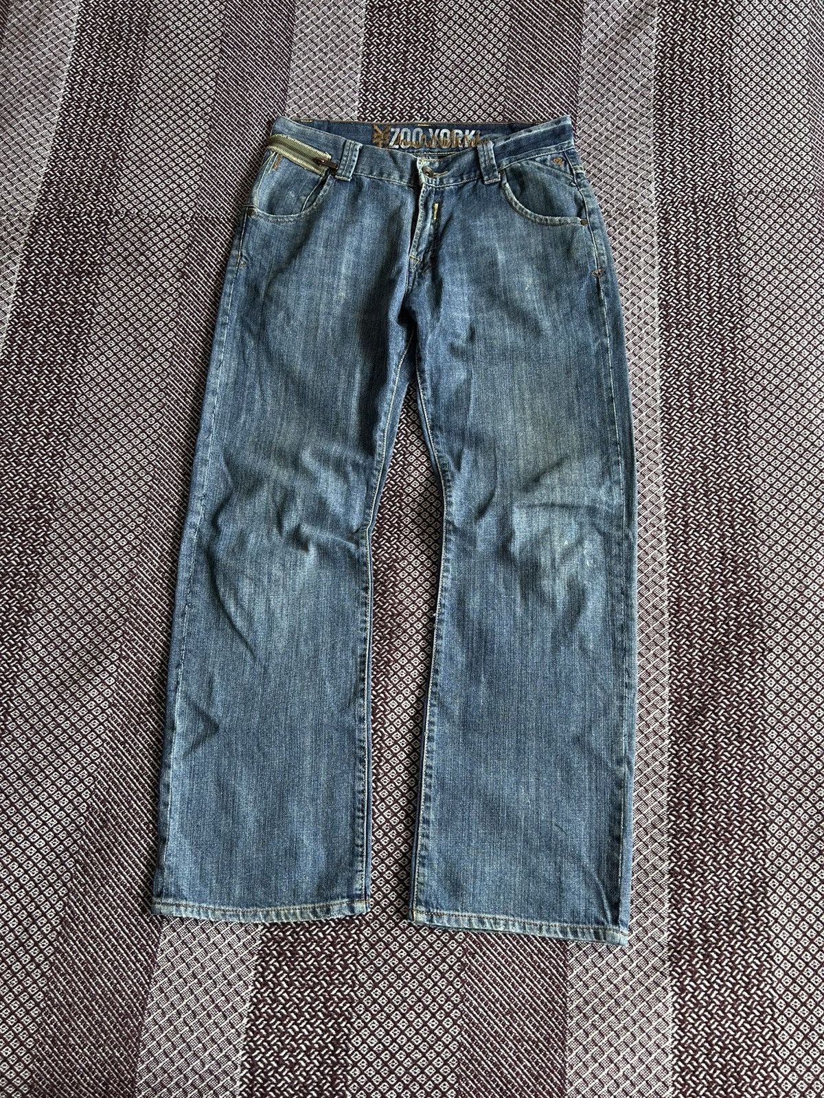 Jean × Vintage × Zoo York Vintage Baggy Zoo York Denim Dirty Jeans Size 30 Streetwear Size US 30 / EU 46 - 8 Thumbnail
