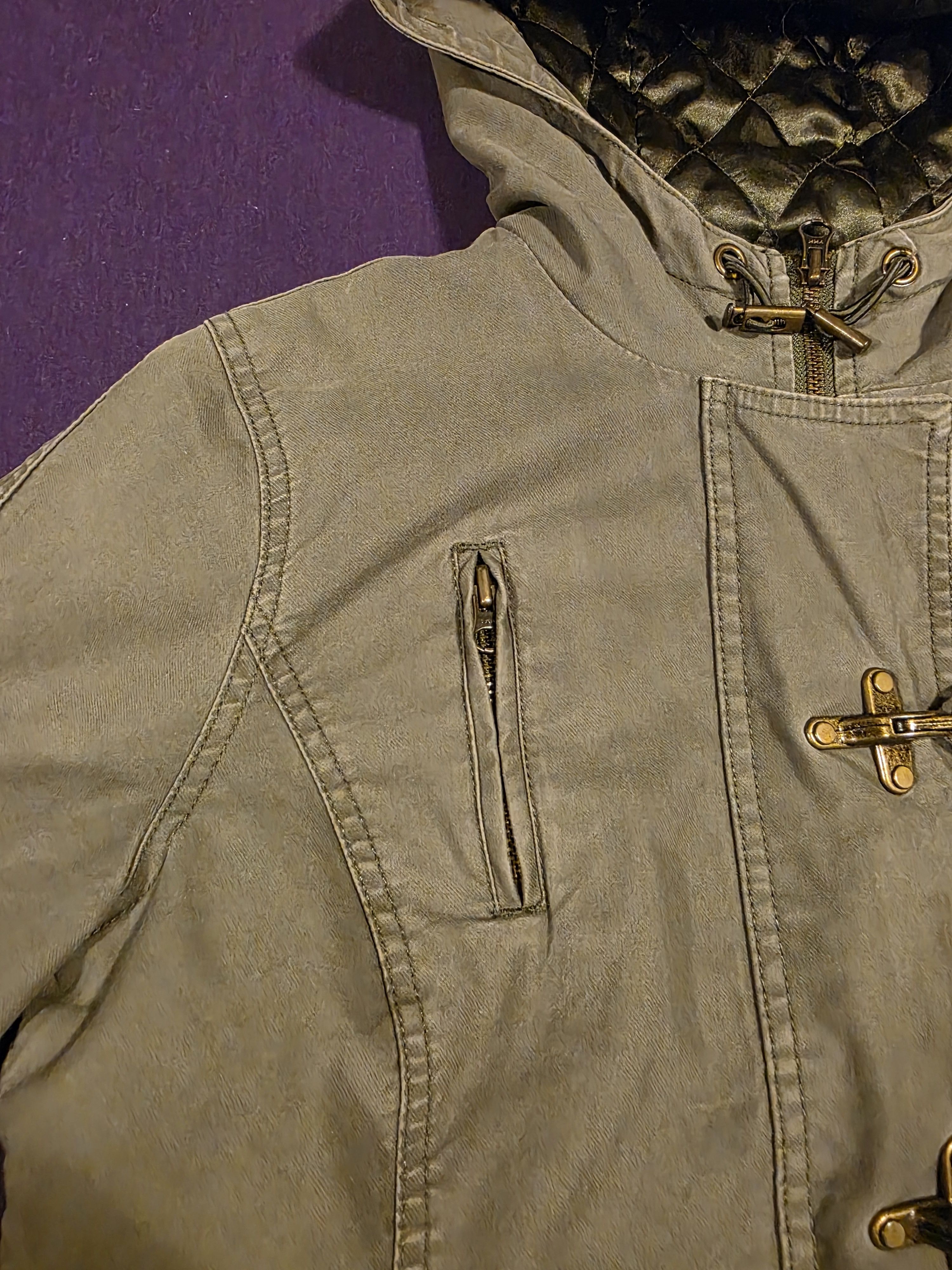 Old Navy Green duffle / toggle coat Size M / US 6-8 / IT 42-44 - 4 Thumbnail