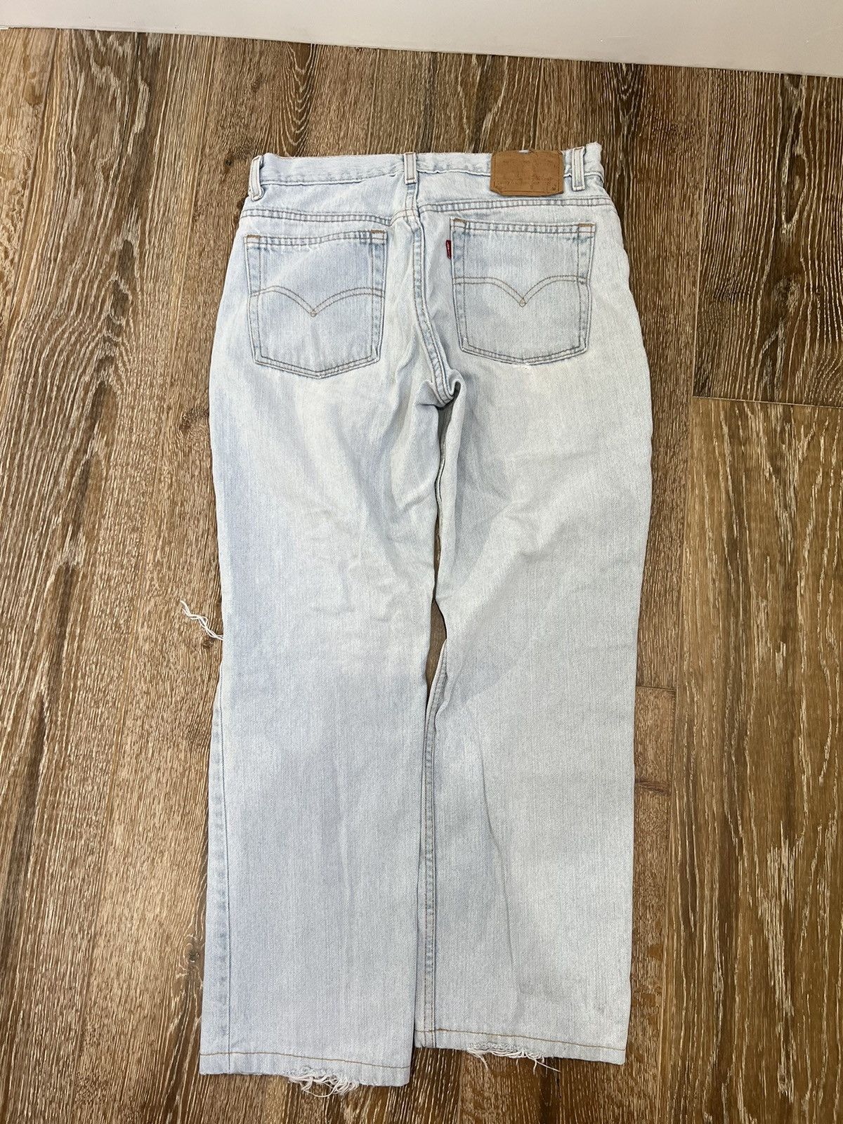 Levi's Vintage womens levis 505 lower rise straight leg jeans Size 30" / US 8 / IT 44 - 2 Thumbnail